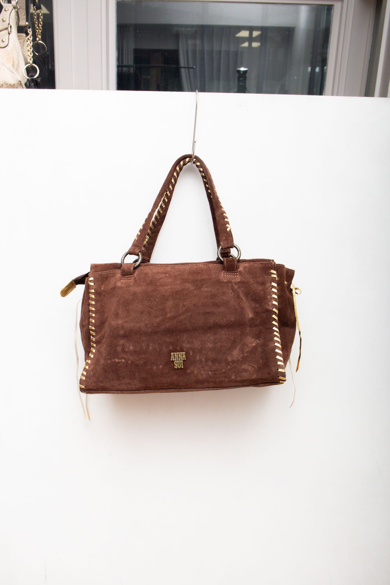 #96 Anna Sui Suede Brown Bag | Collection 141