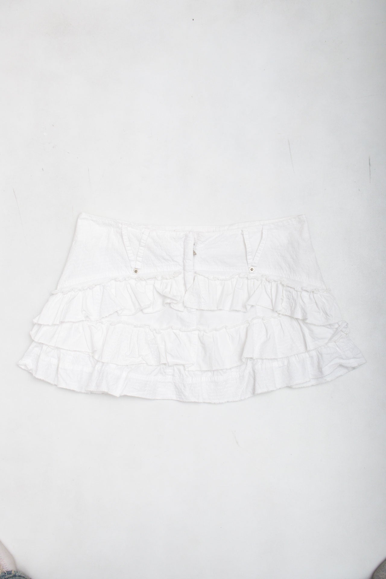 #19 Incandescence White Mini Skirt | Collection 142 | Size 10