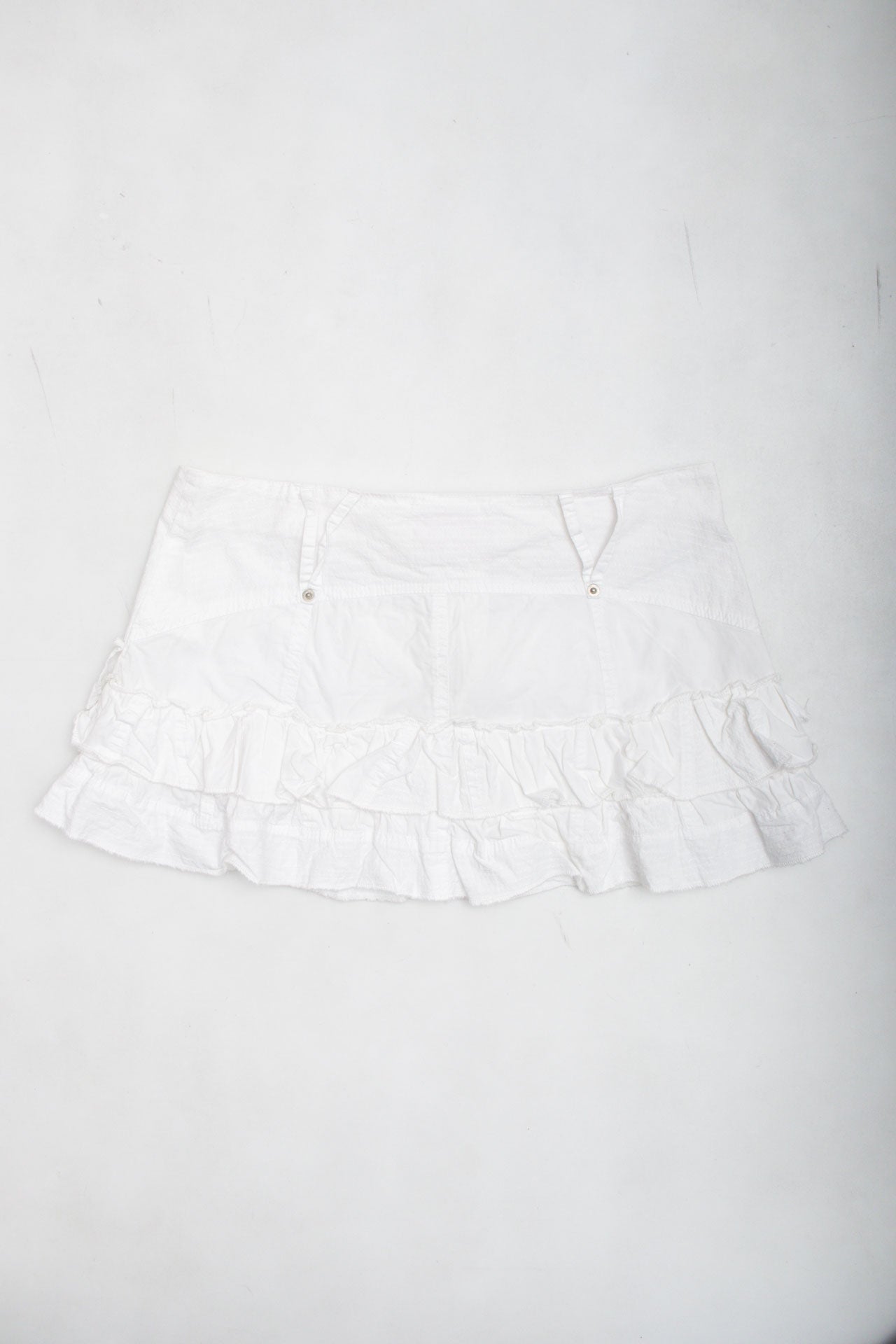 #19 Incandescence White Mini Skirt | Collection 142 | Size 10