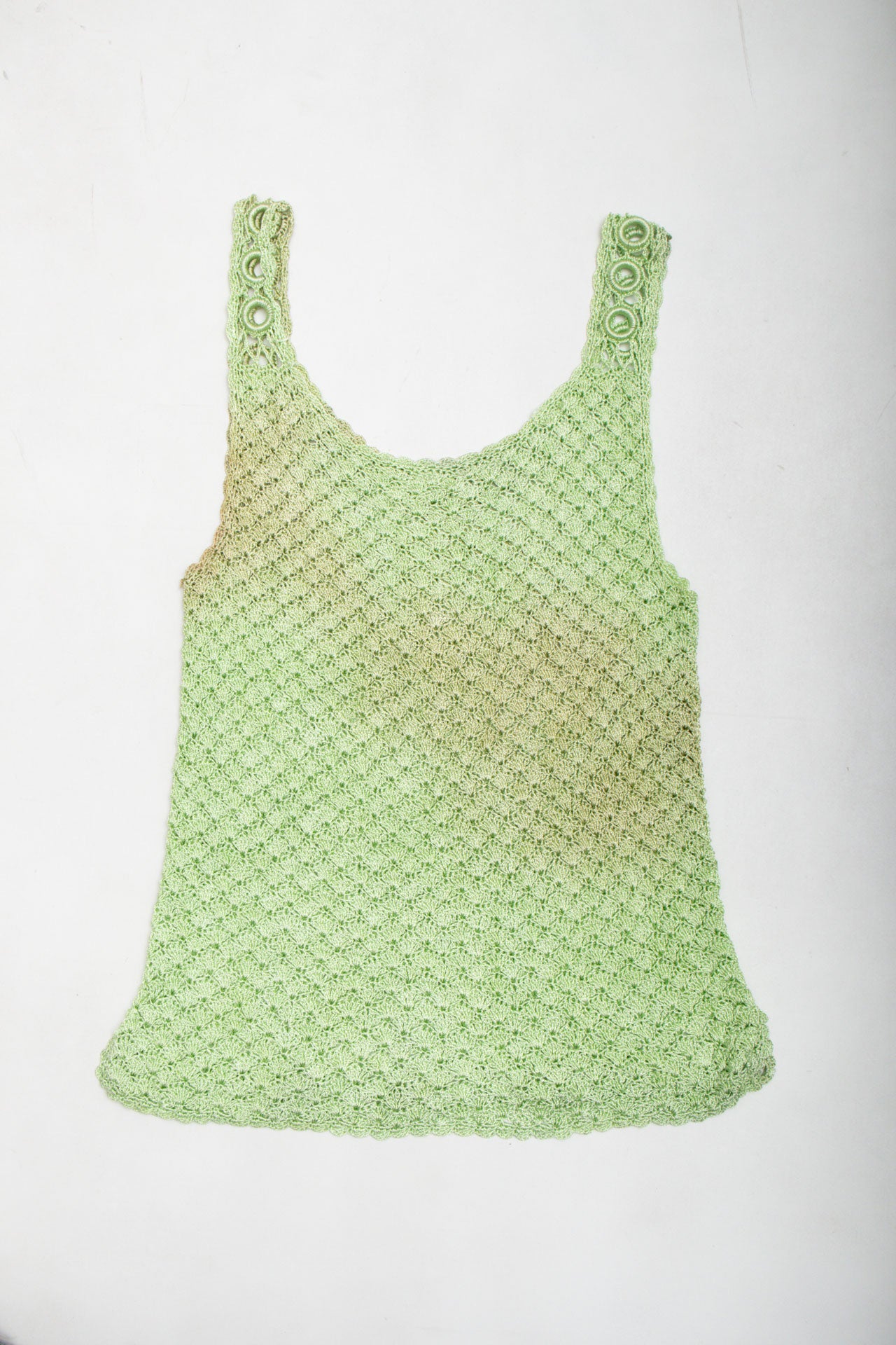 #45 Green Crochet Tank | Collection 142 | Size 8/10