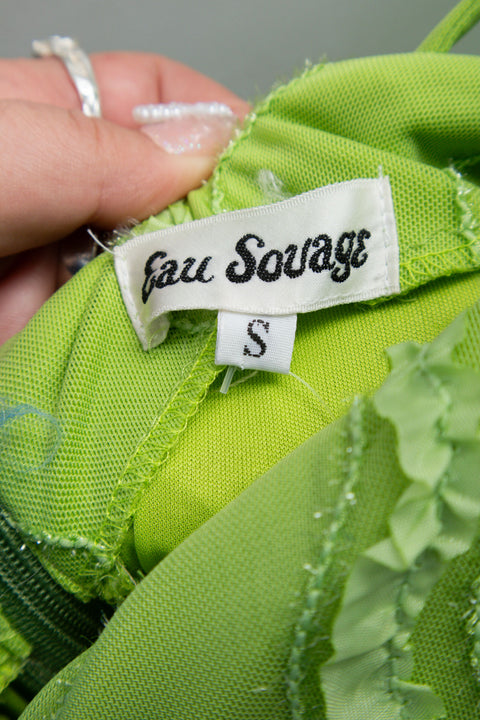 #04 Eau Souage Green Gown | Baby Tees & Gowns | Size 8