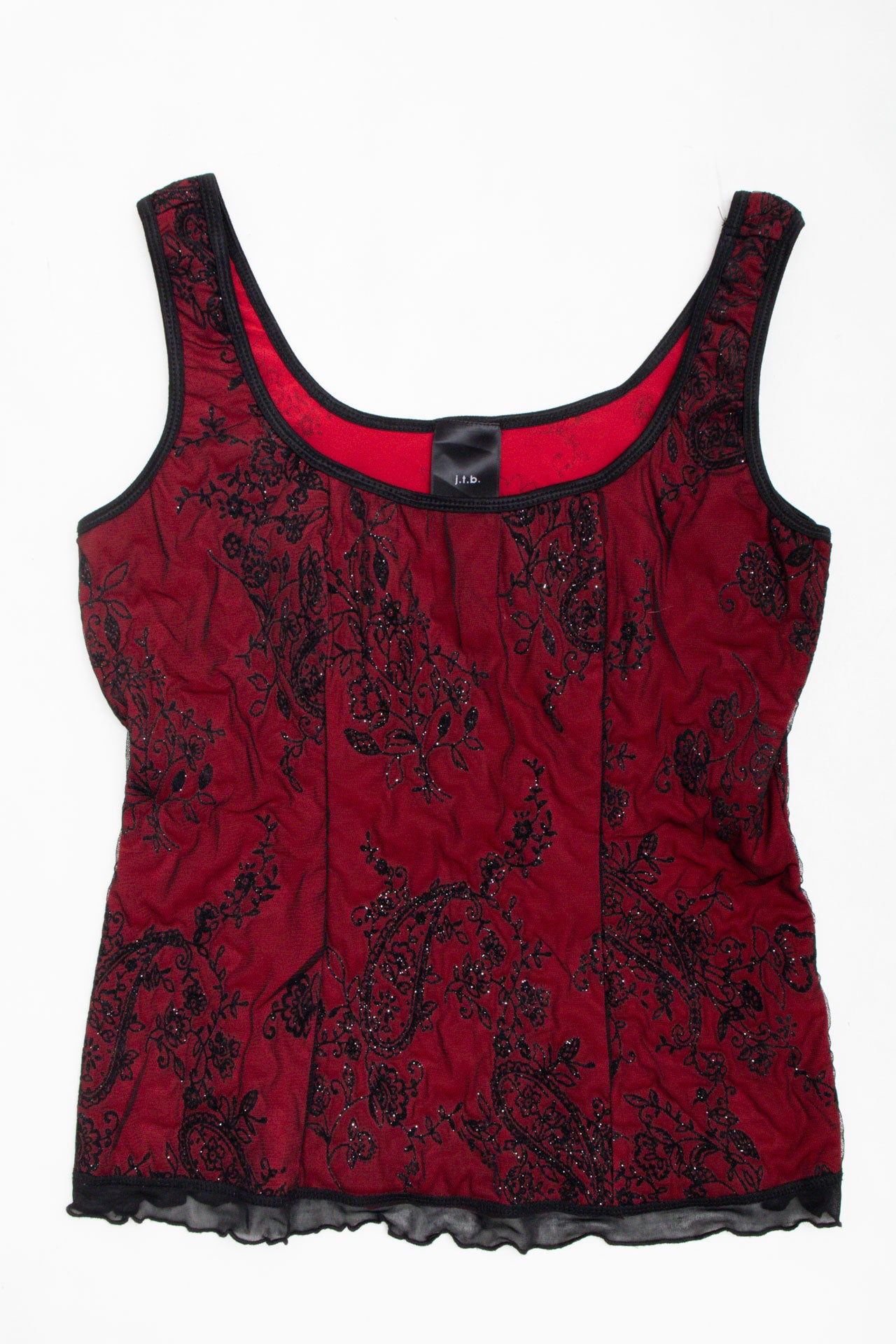 #48 JTB Red Corset Top | Collection 142 | Size 10