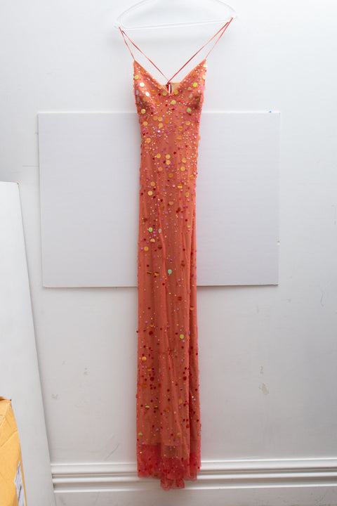 #03Maxazria Sequin Gown | Baby Tees & Gowns | Size 8/10