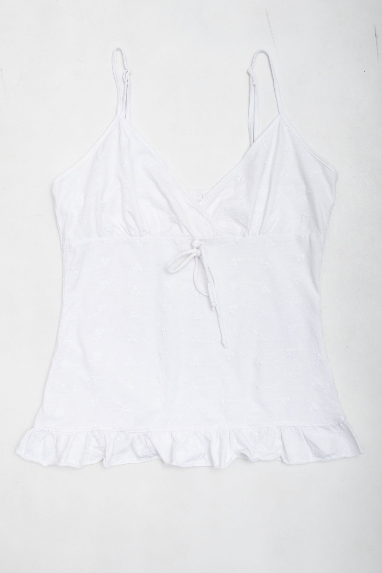 #65 No Boundaries White Tank | Collection 142 | Size 10