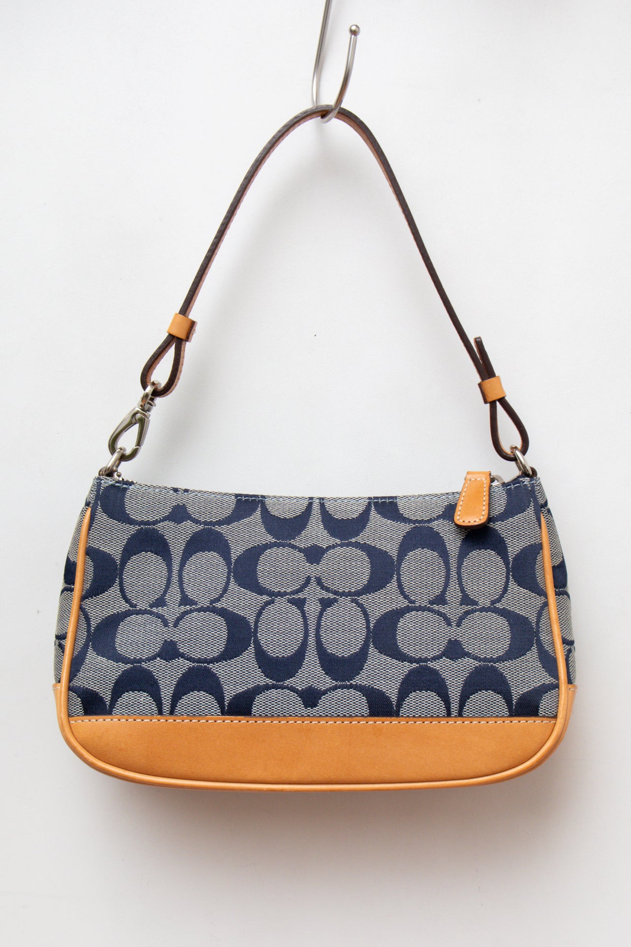 #69 Coach Navy Monogram Demi Bag | Collection 142