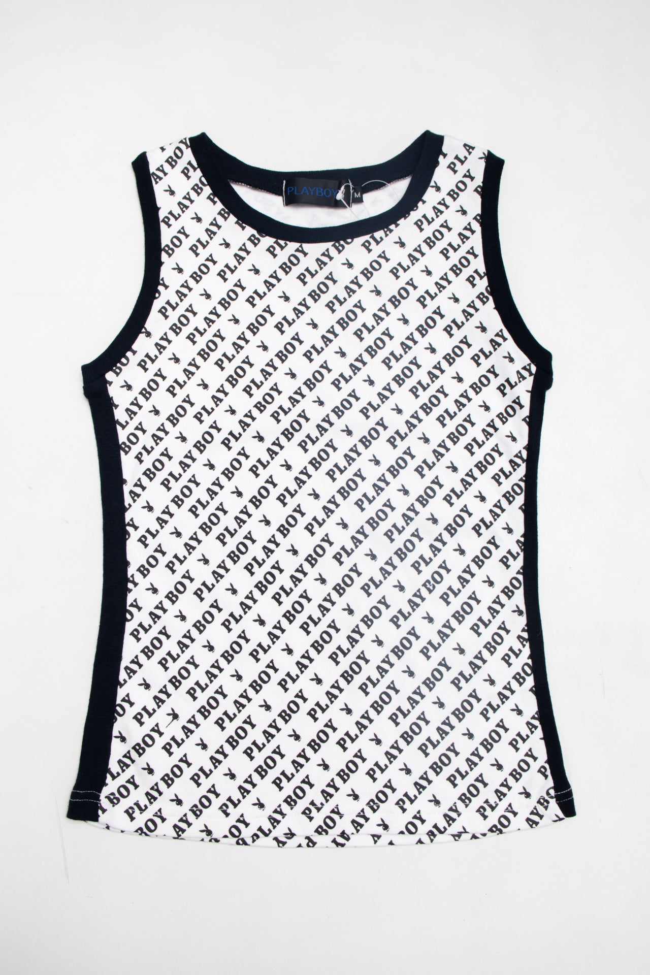 #37 Playboy logo graphic tank top | c. 158 | size 10