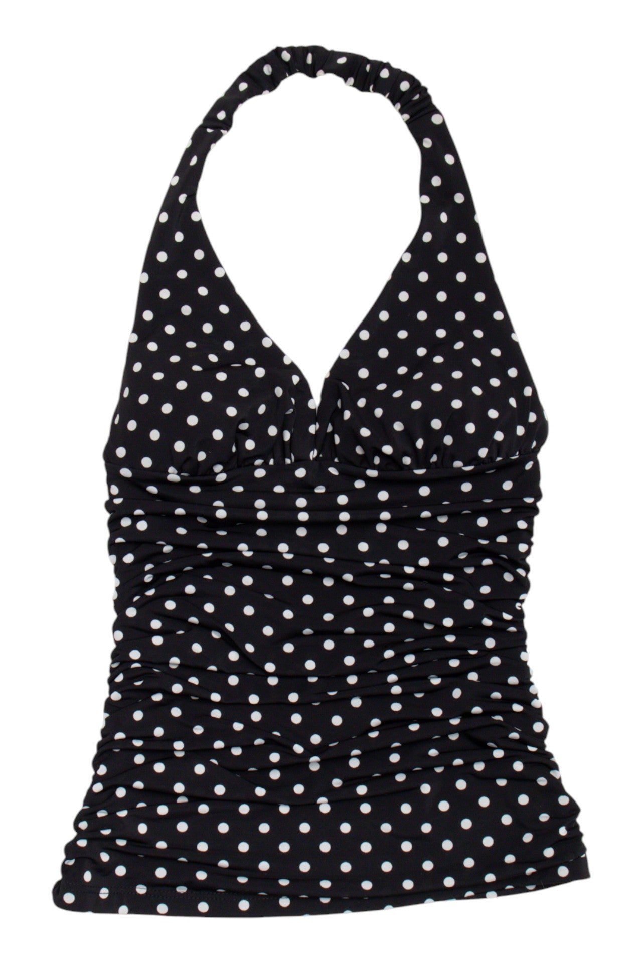 #13 Polka dot ruched halter | Size 6/8 | C. 152