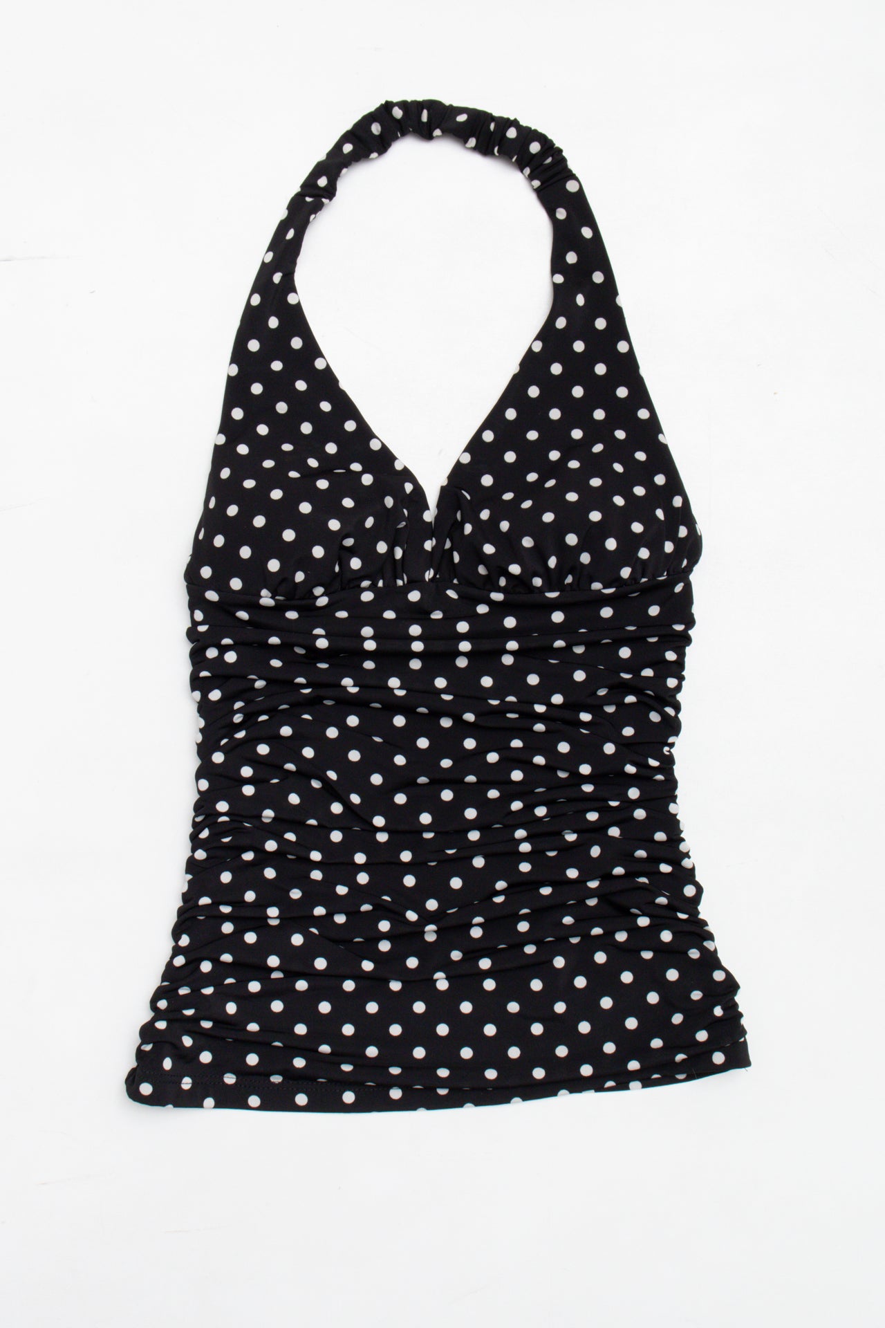 #13 Polka dot ruched halter | Size 6/8 | C. 152