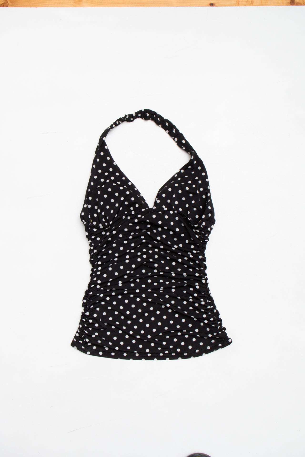 #13 Polka dot ruched halter | Size 6/8 | C. 152