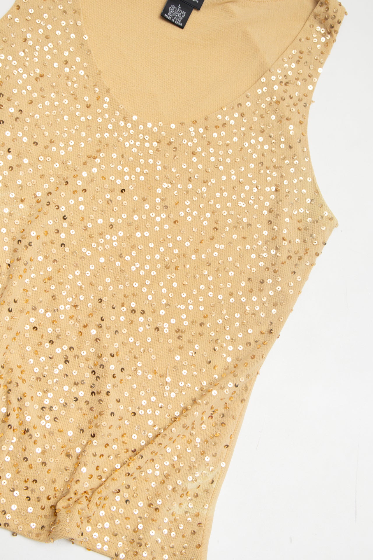 #46 I.N.C gold sequin top | c. 158 | size 16