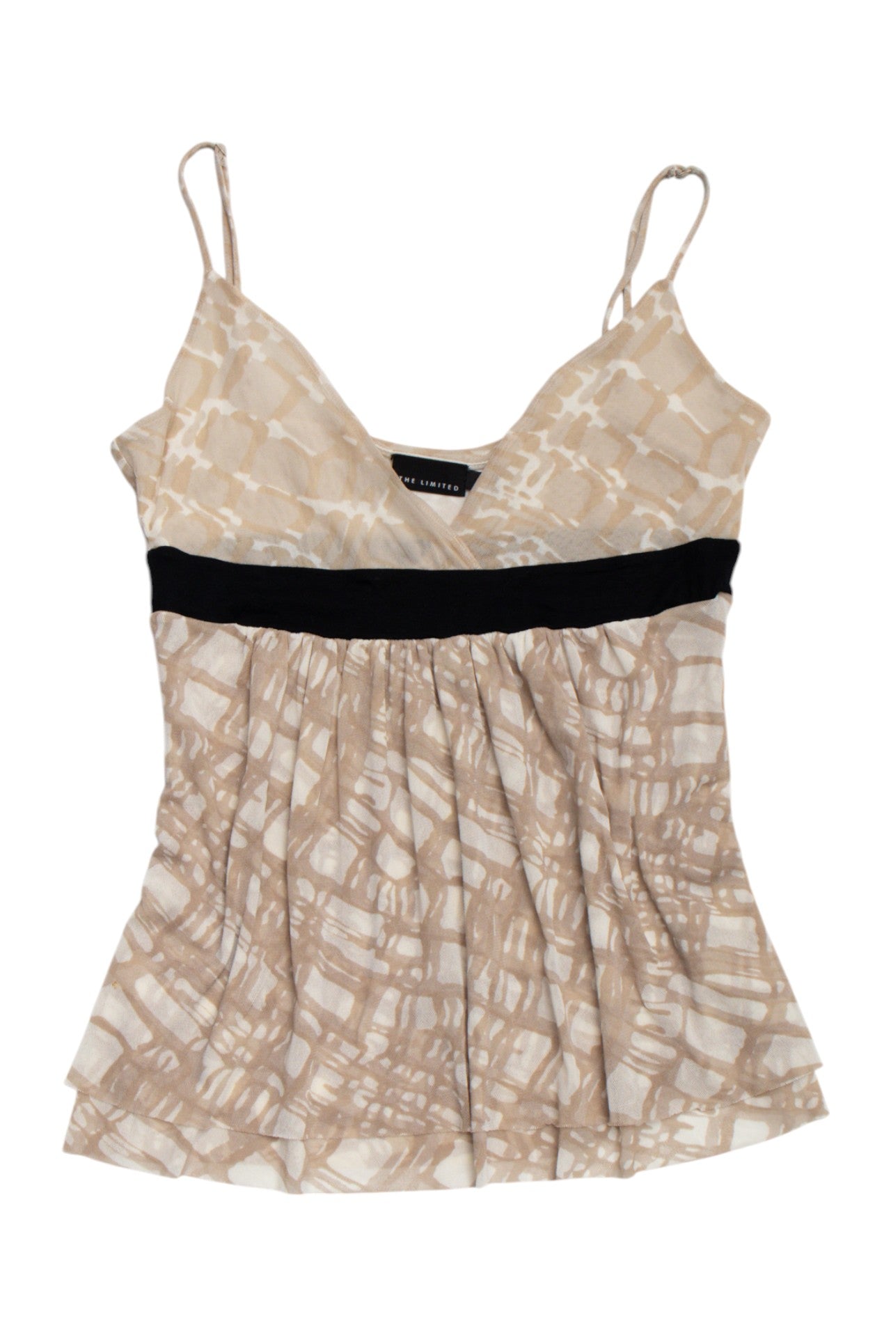 #15 Mesh beige flowy cami |Size 12/14 | C. 152