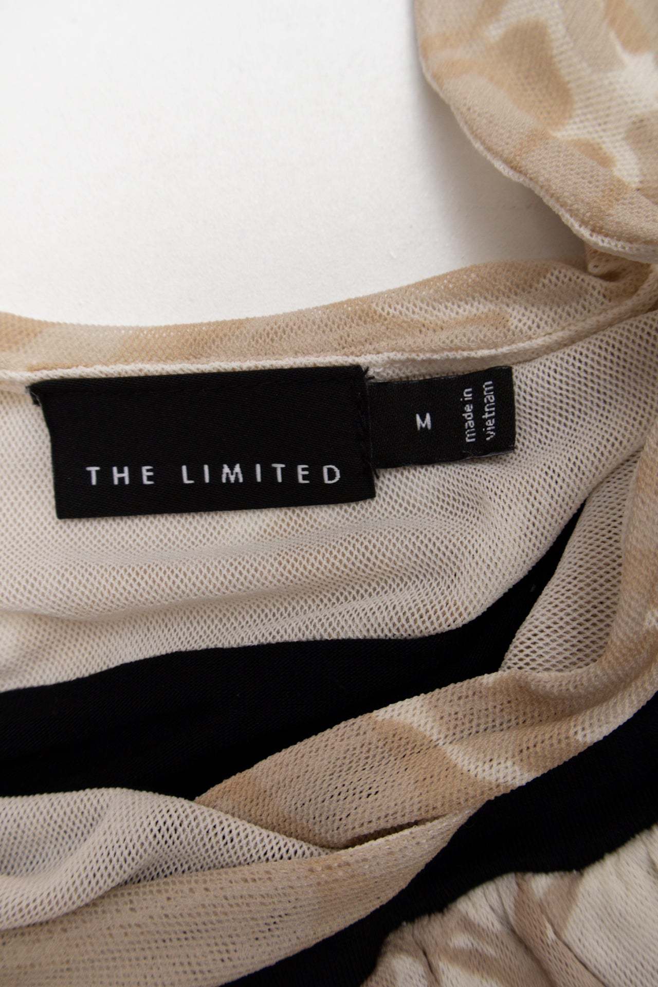 #15 Mesh beige flowy cami |Size 12/14 | C. 152