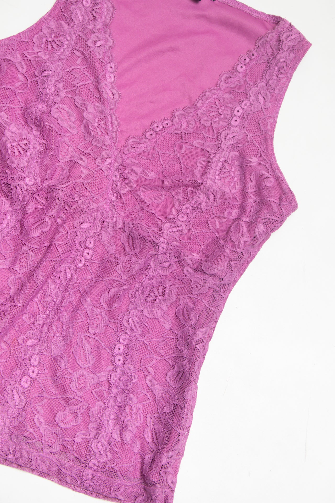 #51 Le Château dusty purple lace top | c. 158 | size 14