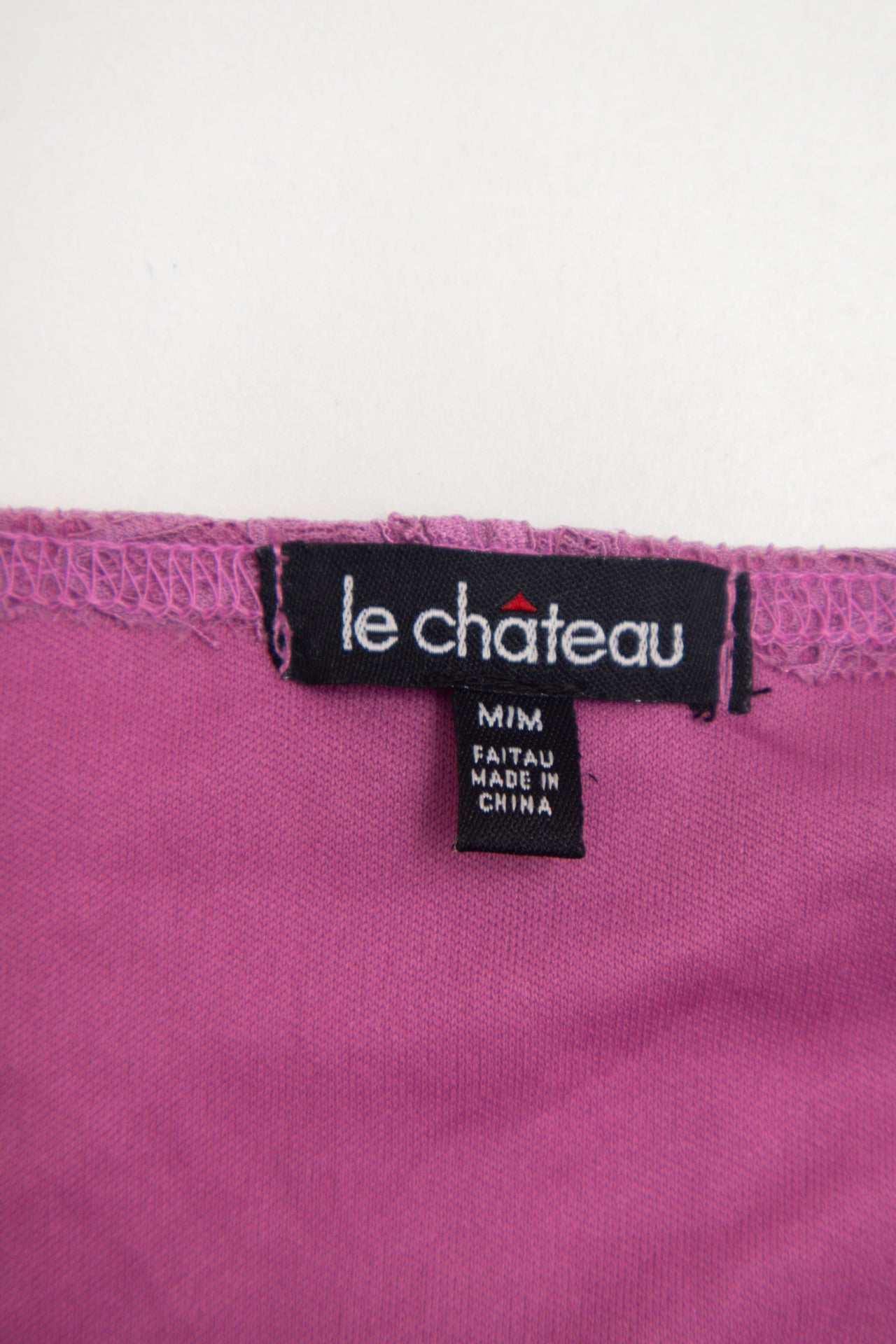 #51 Le Château dusty purple lace top | c. 158 | size 14