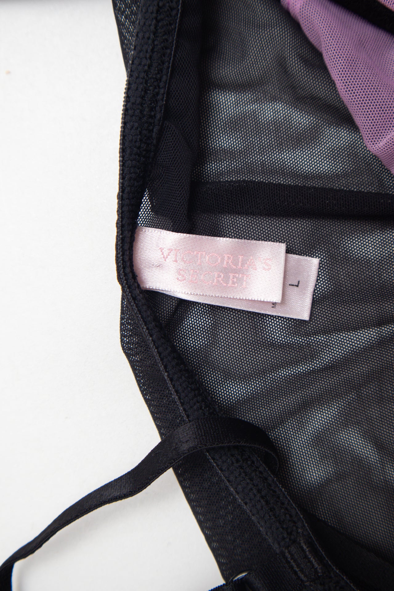 #58 Victoria's Secret purple/black bustier | c. 158 | size 10