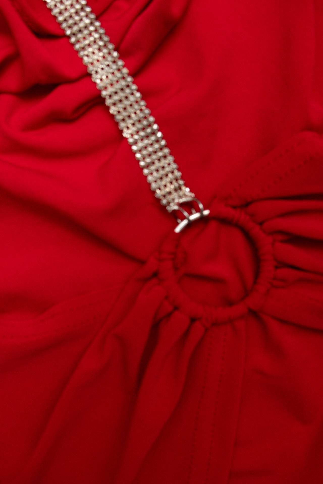 #22 USA Y2K Cowl neck w bling detail | Size 12 | C. 152