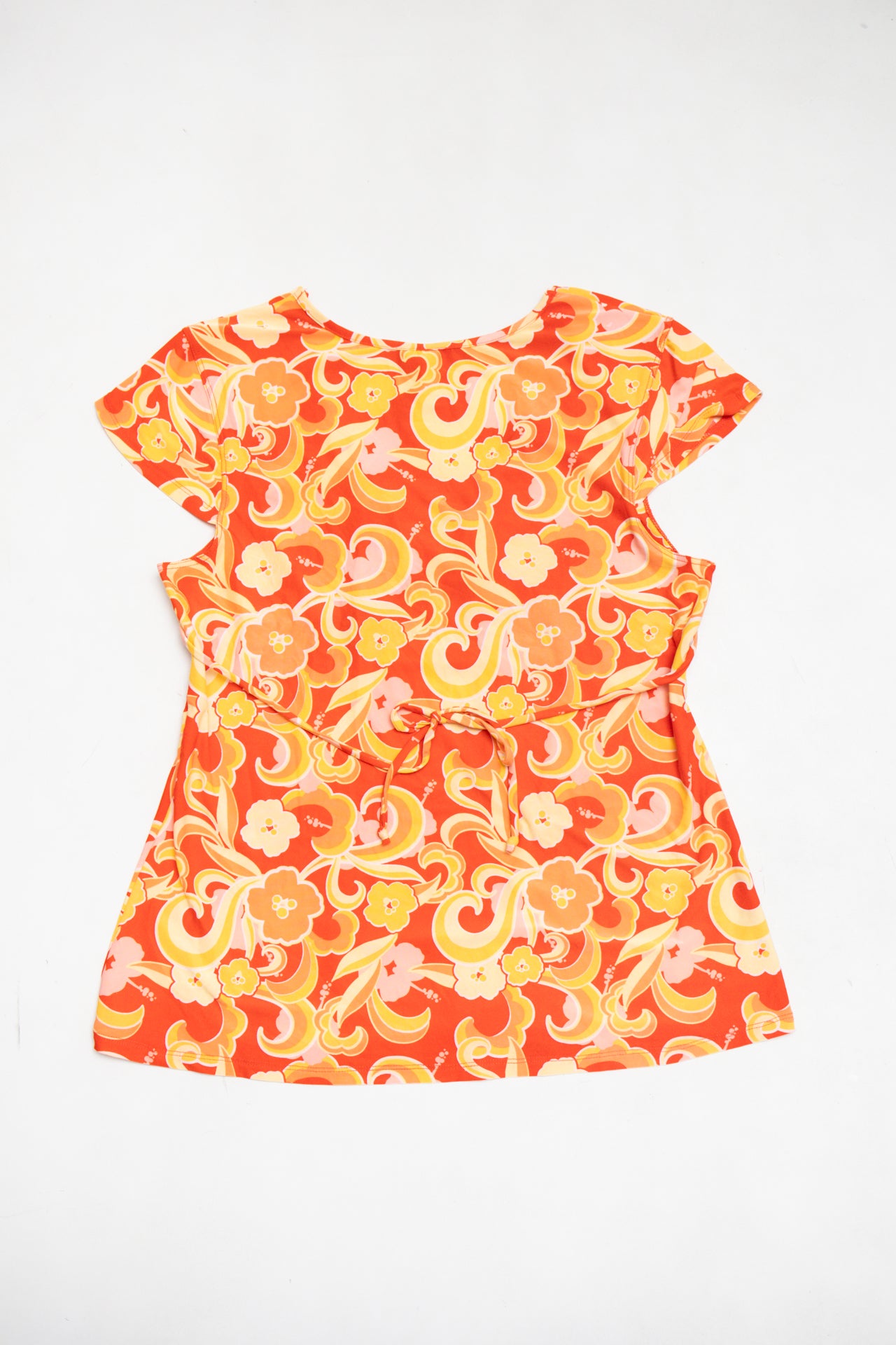 #68 Ambrielle tropical floral flowy tee | c. 158 | size 10