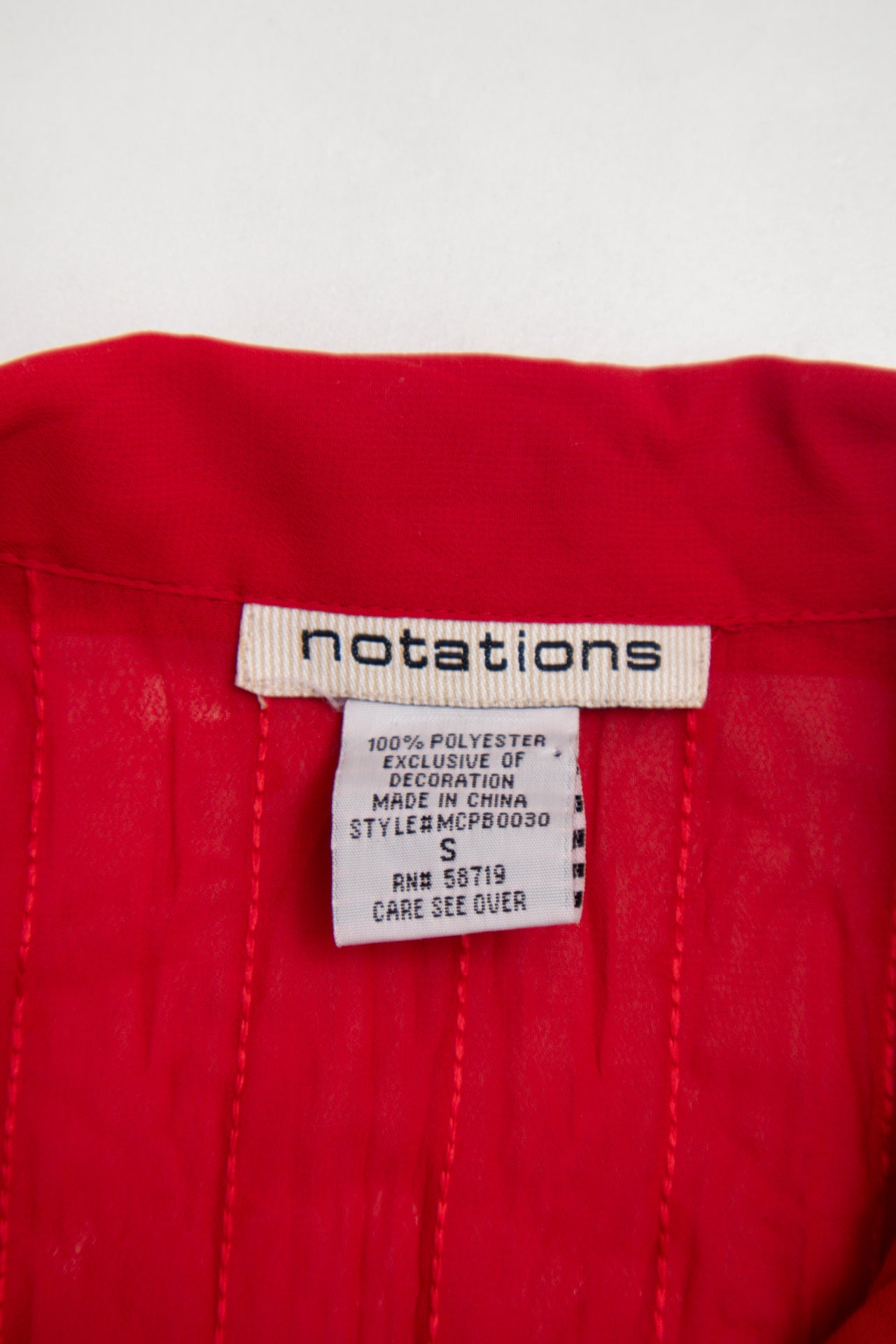 #71 Notations sequined frilly button up blouse | c. 158 | size 10