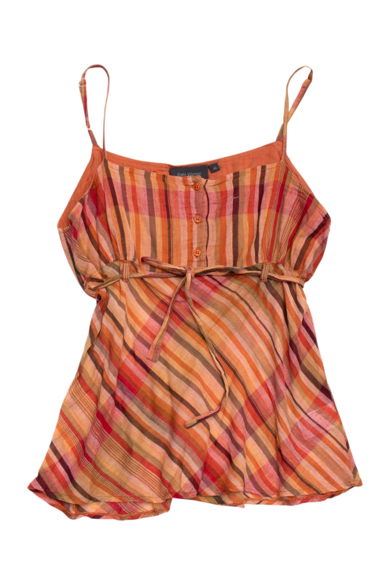#26 Kiabi plaid cotton cami | Size 12 | C. 152
