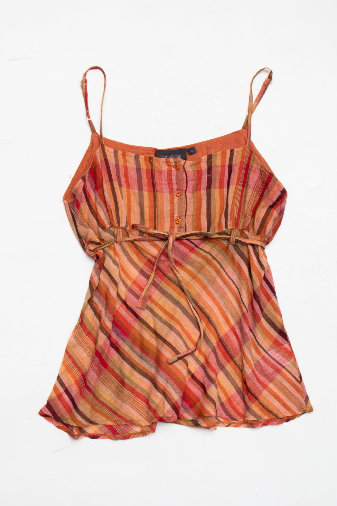#26 Kiabi plaid cotton cami | Size 12 | C. 152