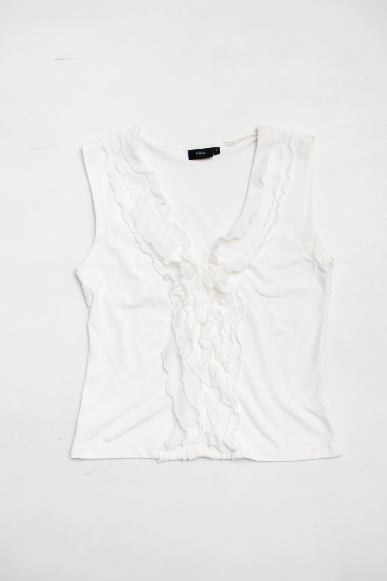#28 Inwear ruffle tank | Size 12 | C. 152