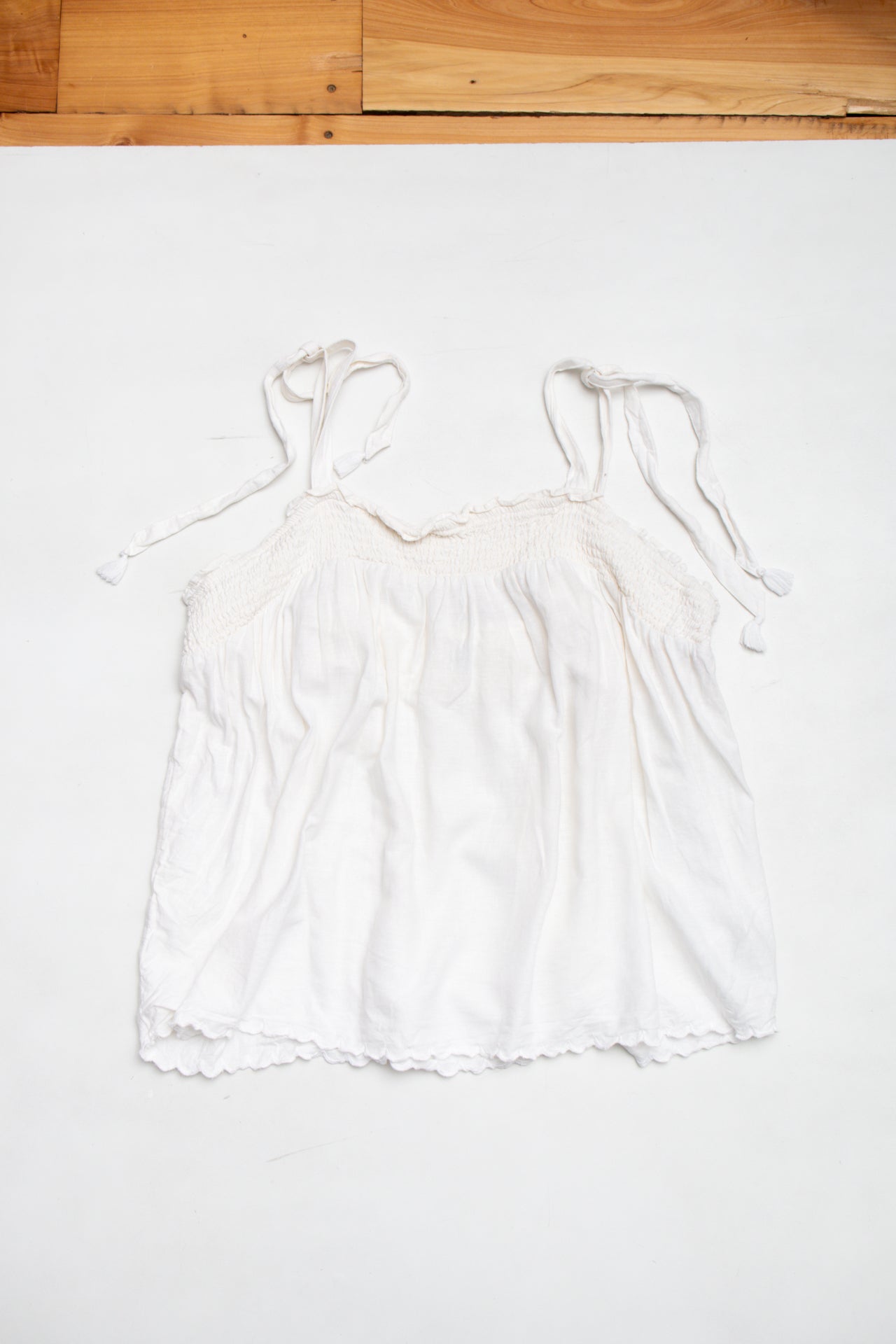 #29 Old Navy Linen flowy tie strap top | Size 18/20 | C. 152