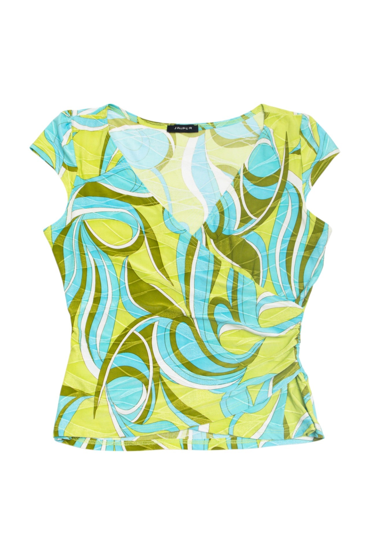 #78 Jaipur graphic print fitted top | c. 158 | size 12