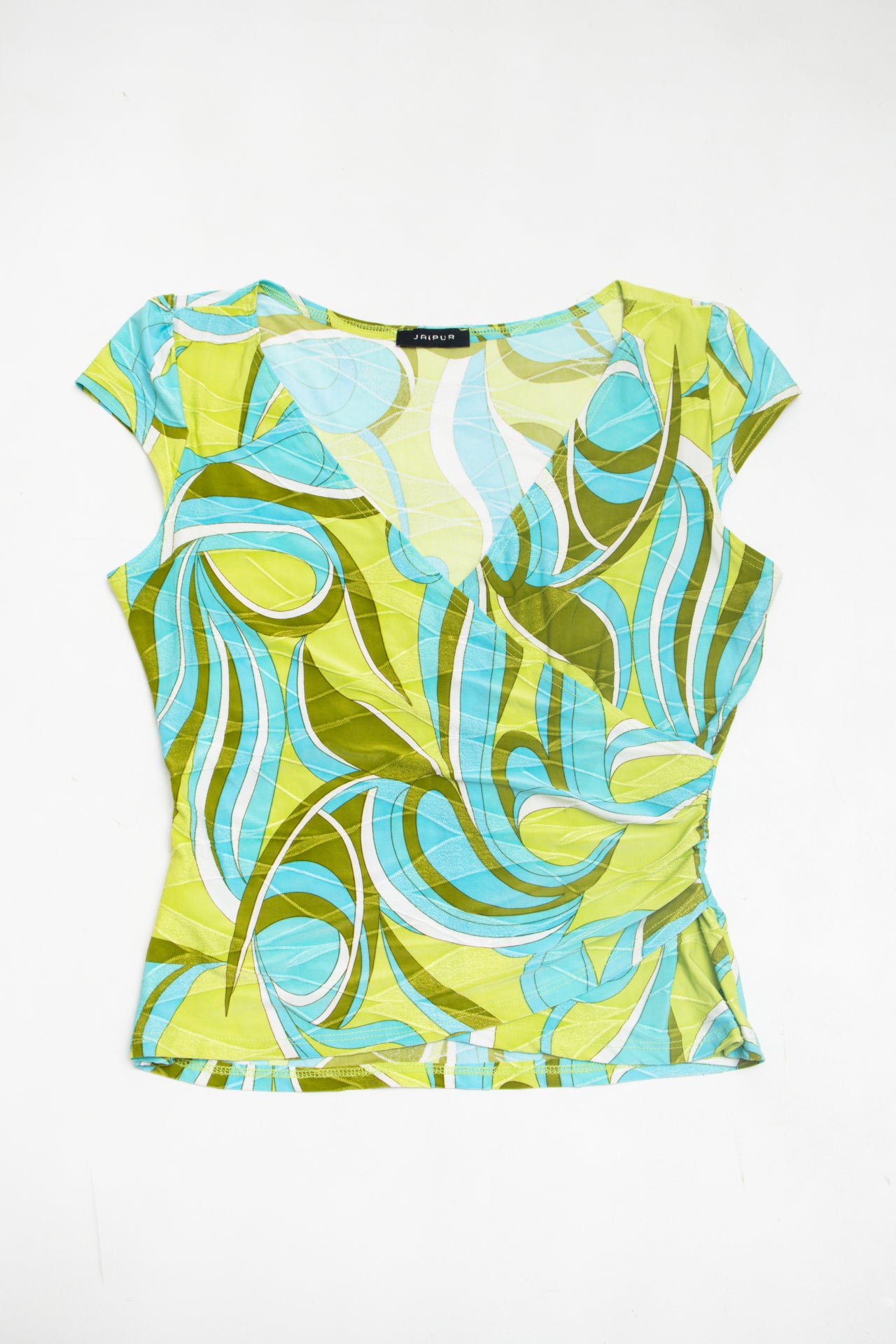 #78 Jaipur graphic print fitted top | c. 158 | size 12