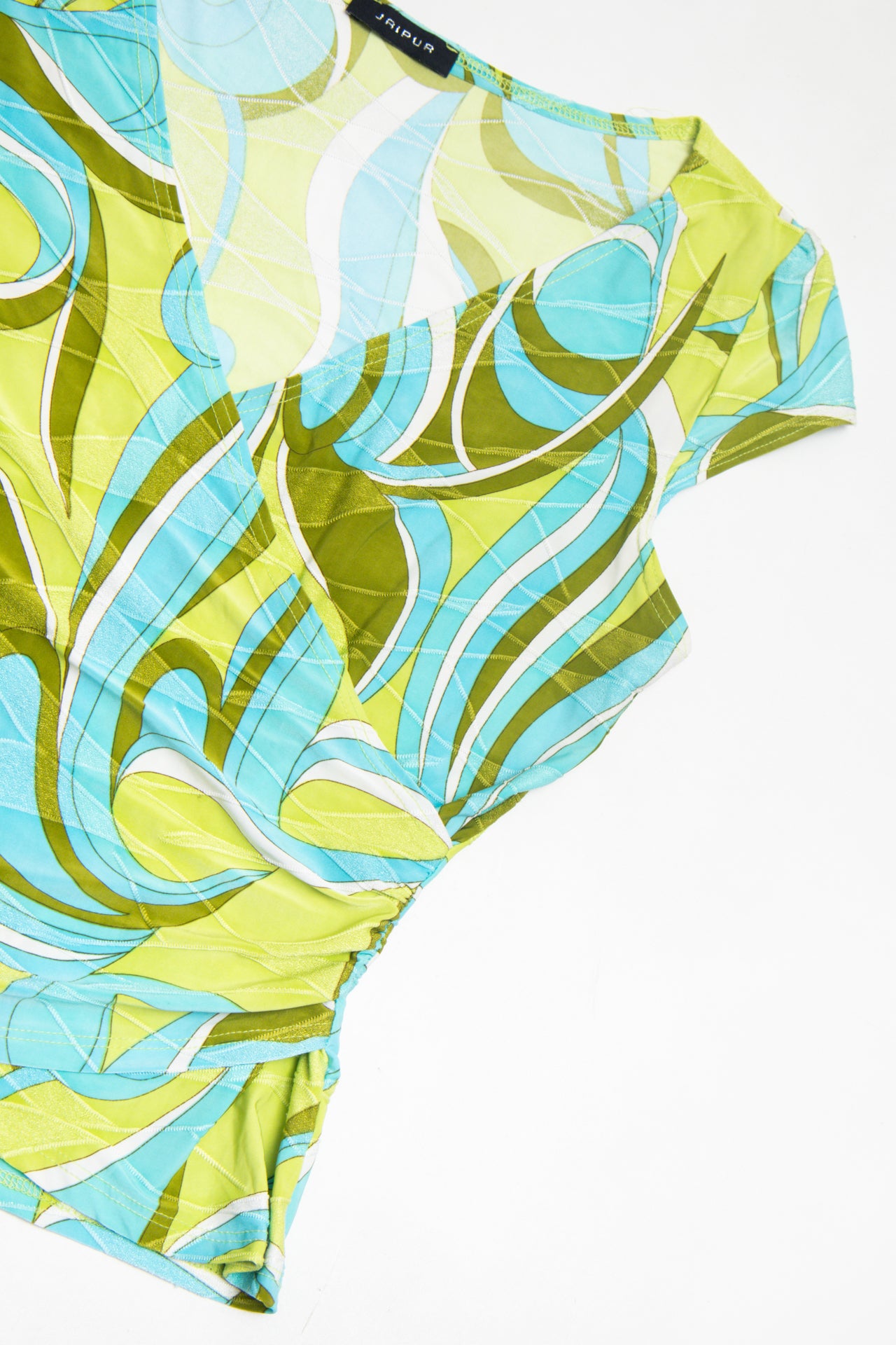 #78 Jaipur graphic print fitted top | c. 158 | size 12