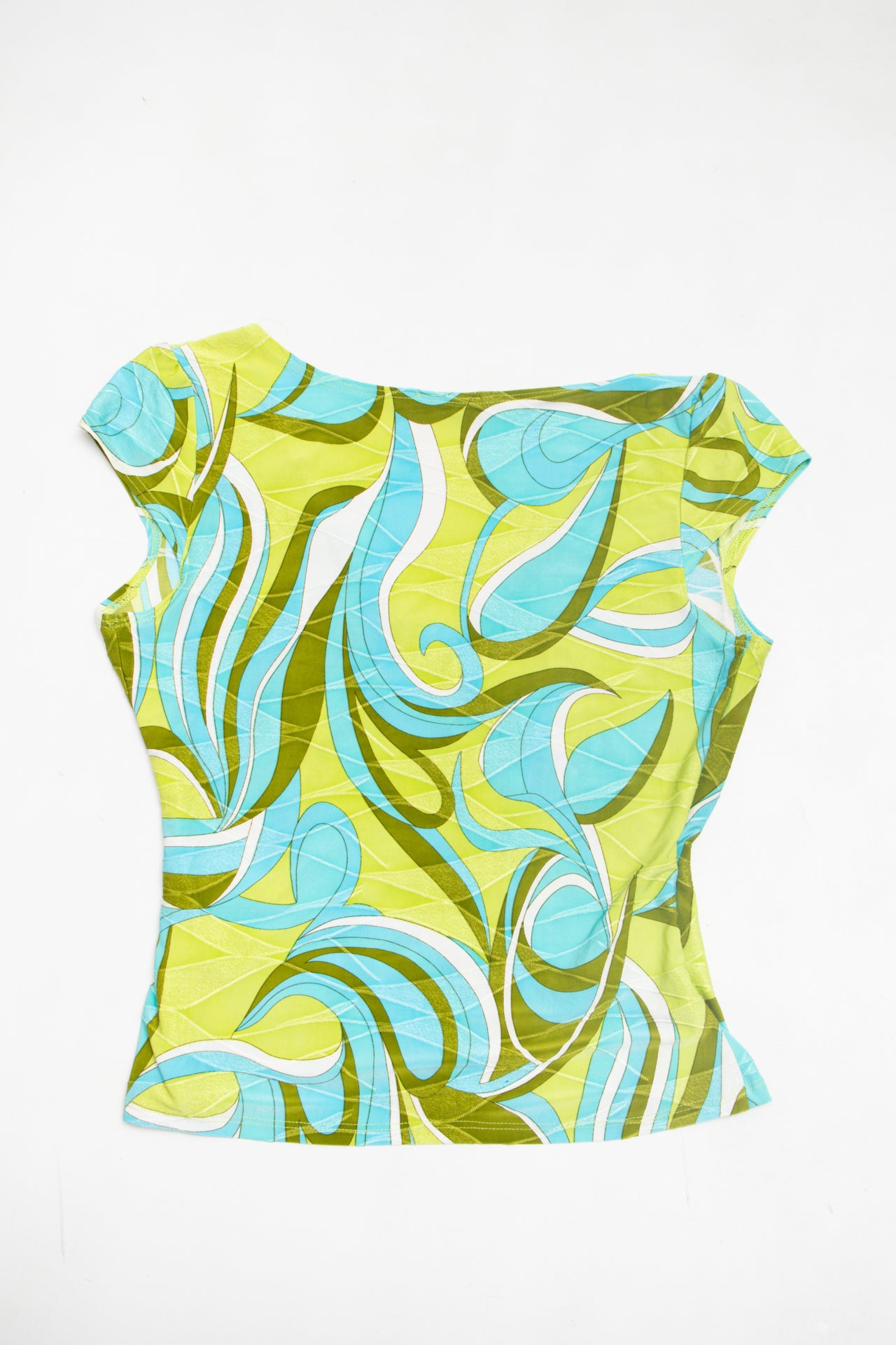 #78 Jaipur graphic print fitted top | c. 158 | size 12