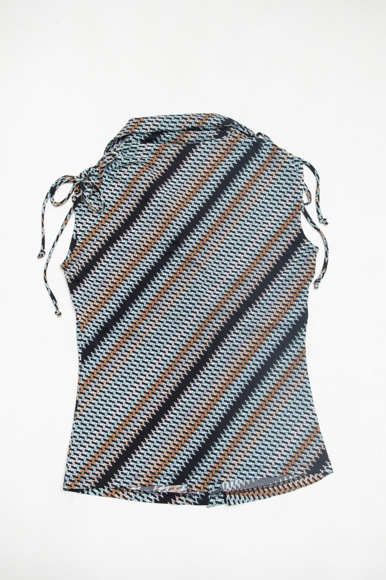 #83 Daytrip pattern fitted blouse | c. 158 | size 10