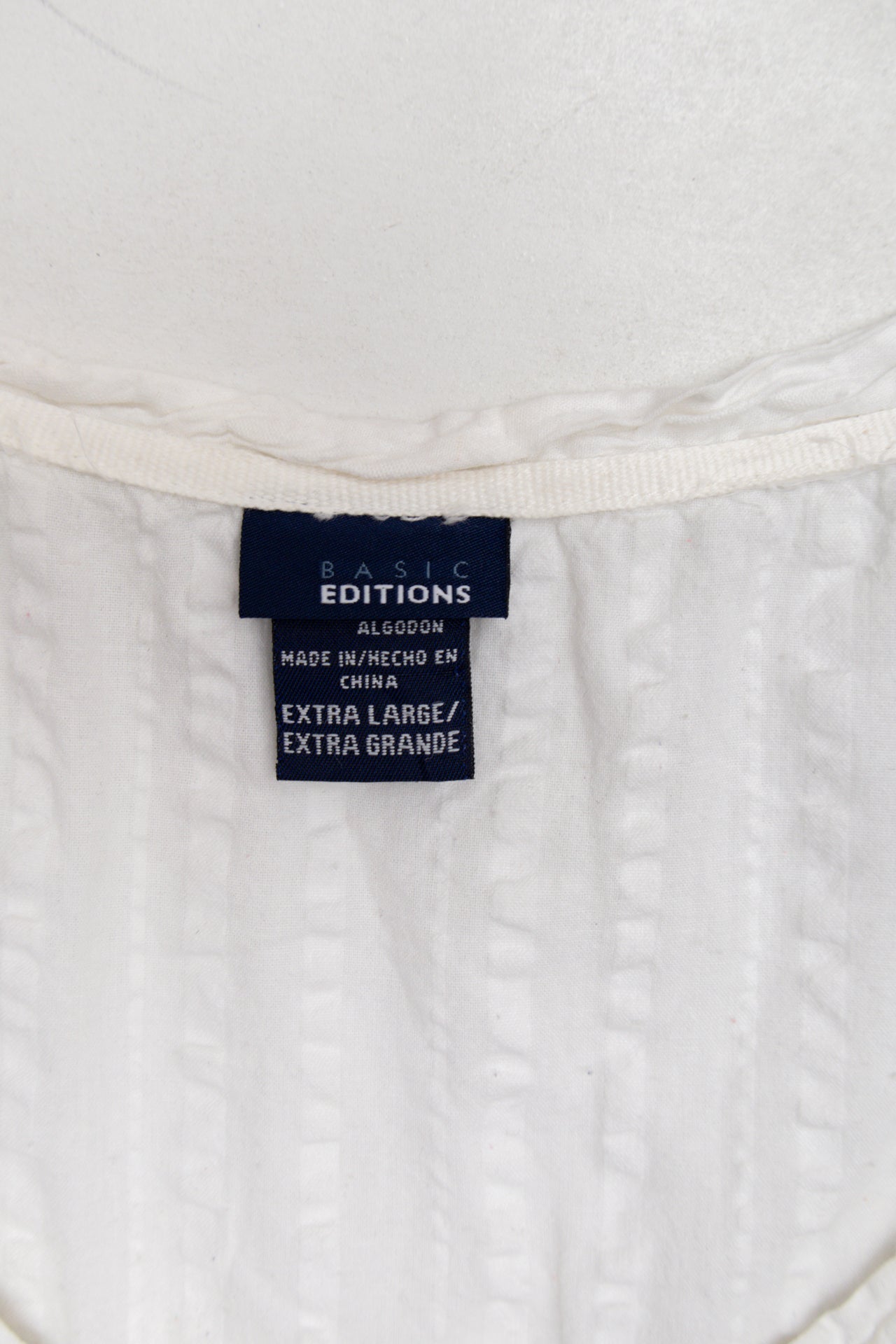 #33 Basic Editions textured cotton flowy tank | Size 16 | C. 152
