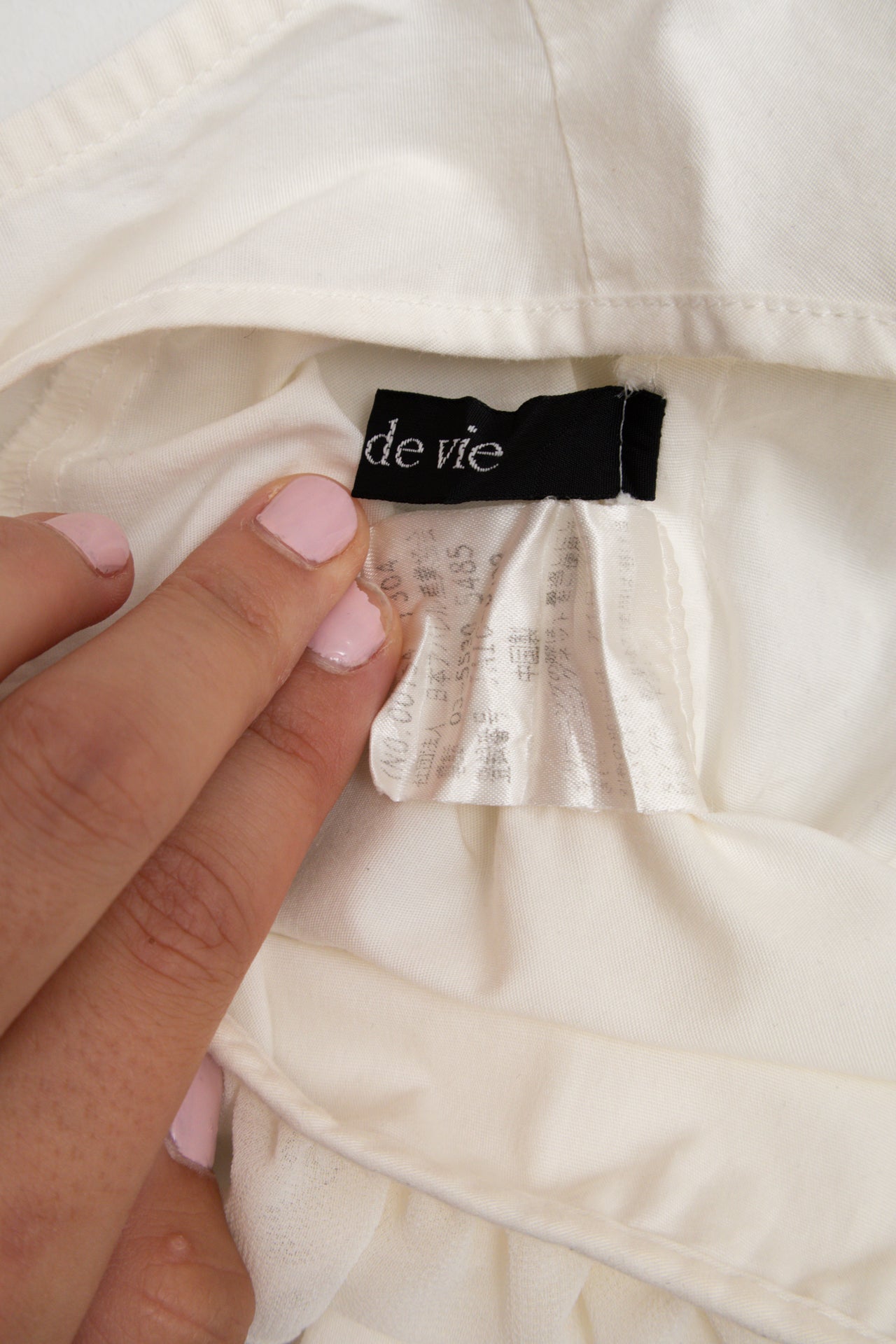 #36 Cream structured cotton tank | Size 10 | C. 152