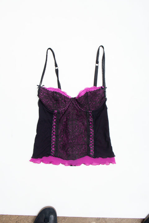 #76 No Excuse Purple Corset | Mob Wife | Size 8