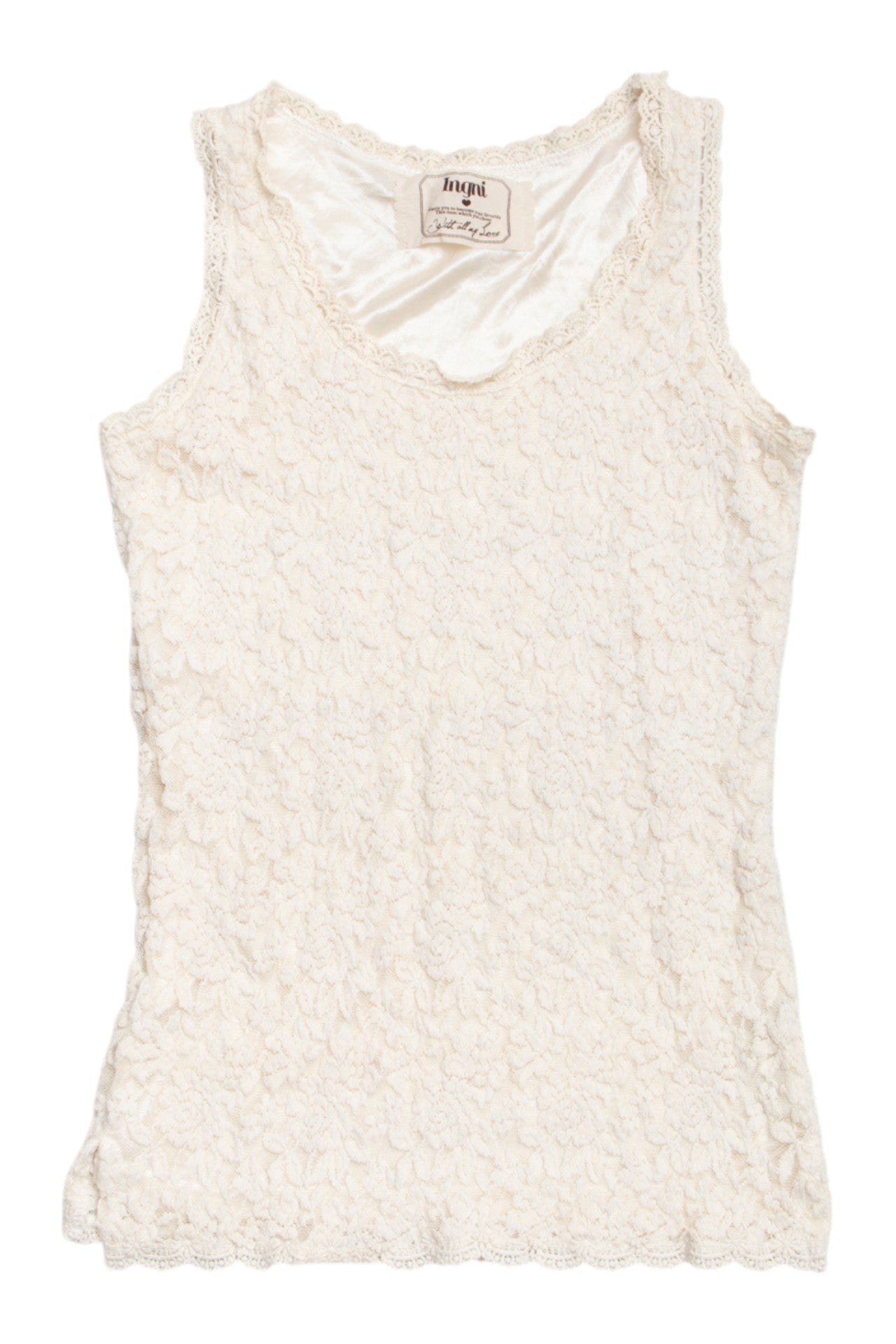 #38 Igni lace lined cami | Size 10 | C. 152