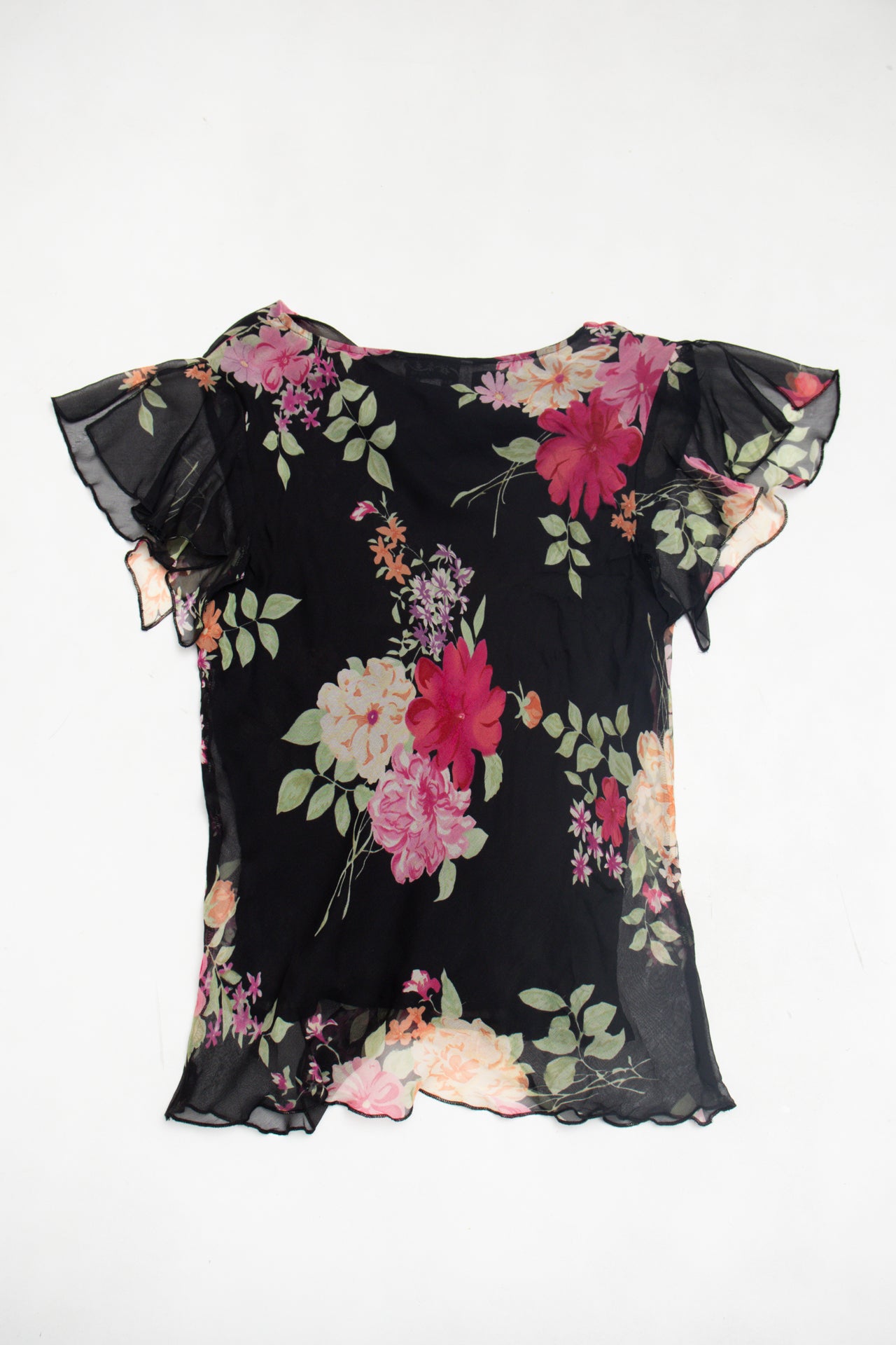 #97 Yinxing silk floral top | c. 158 | size 12