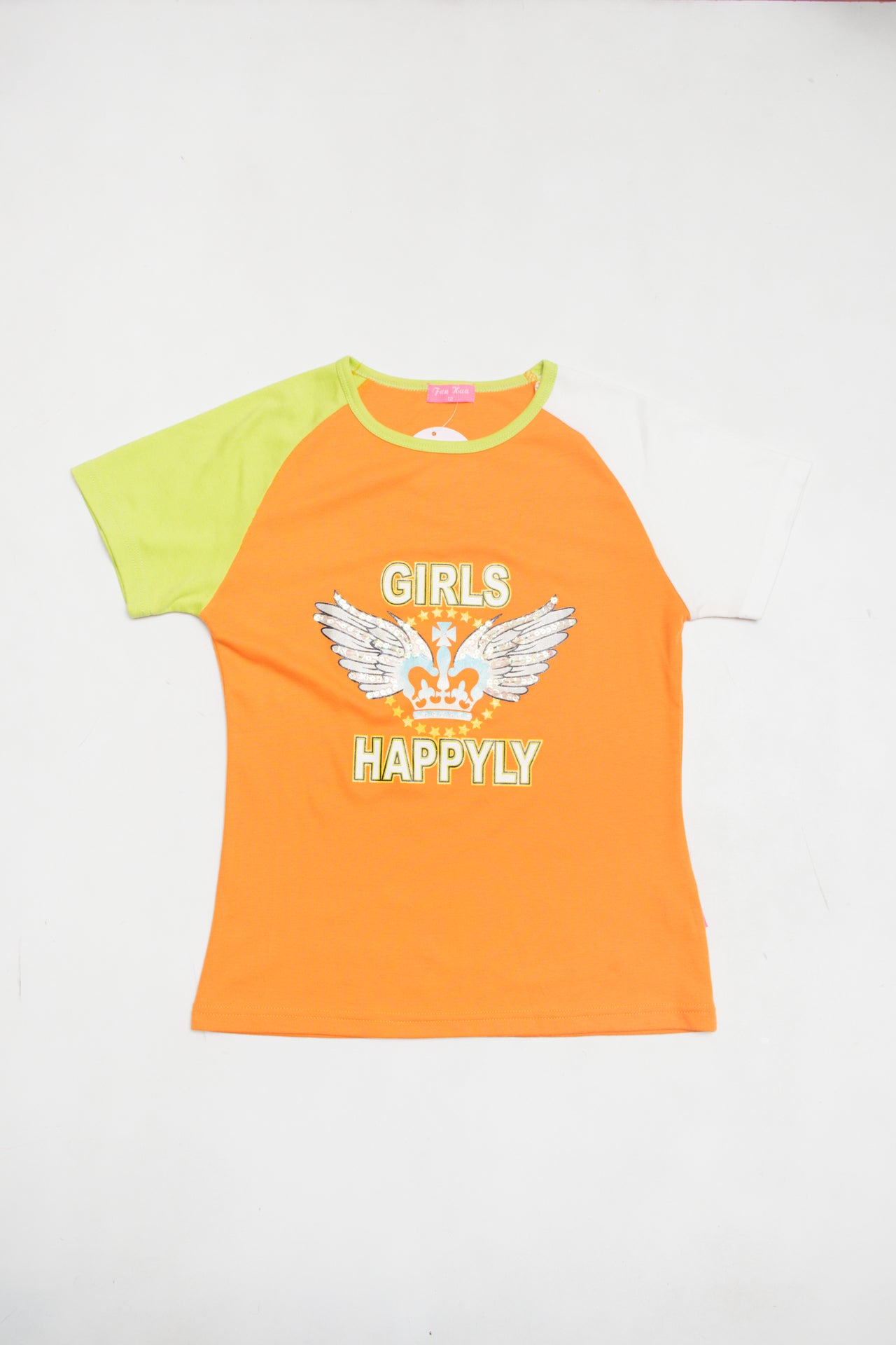 #109 Girls Happily sequined tee | c. 158 | size 8
