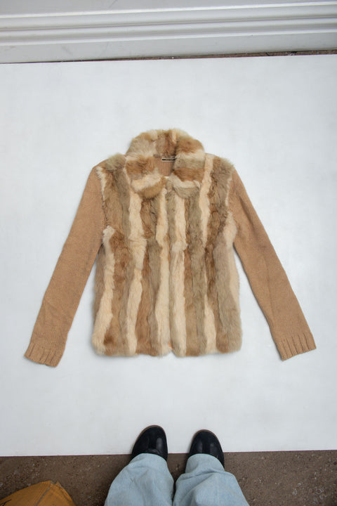 #91 Walking Tree Fur Jacket | Mob Wife | Size 10/12