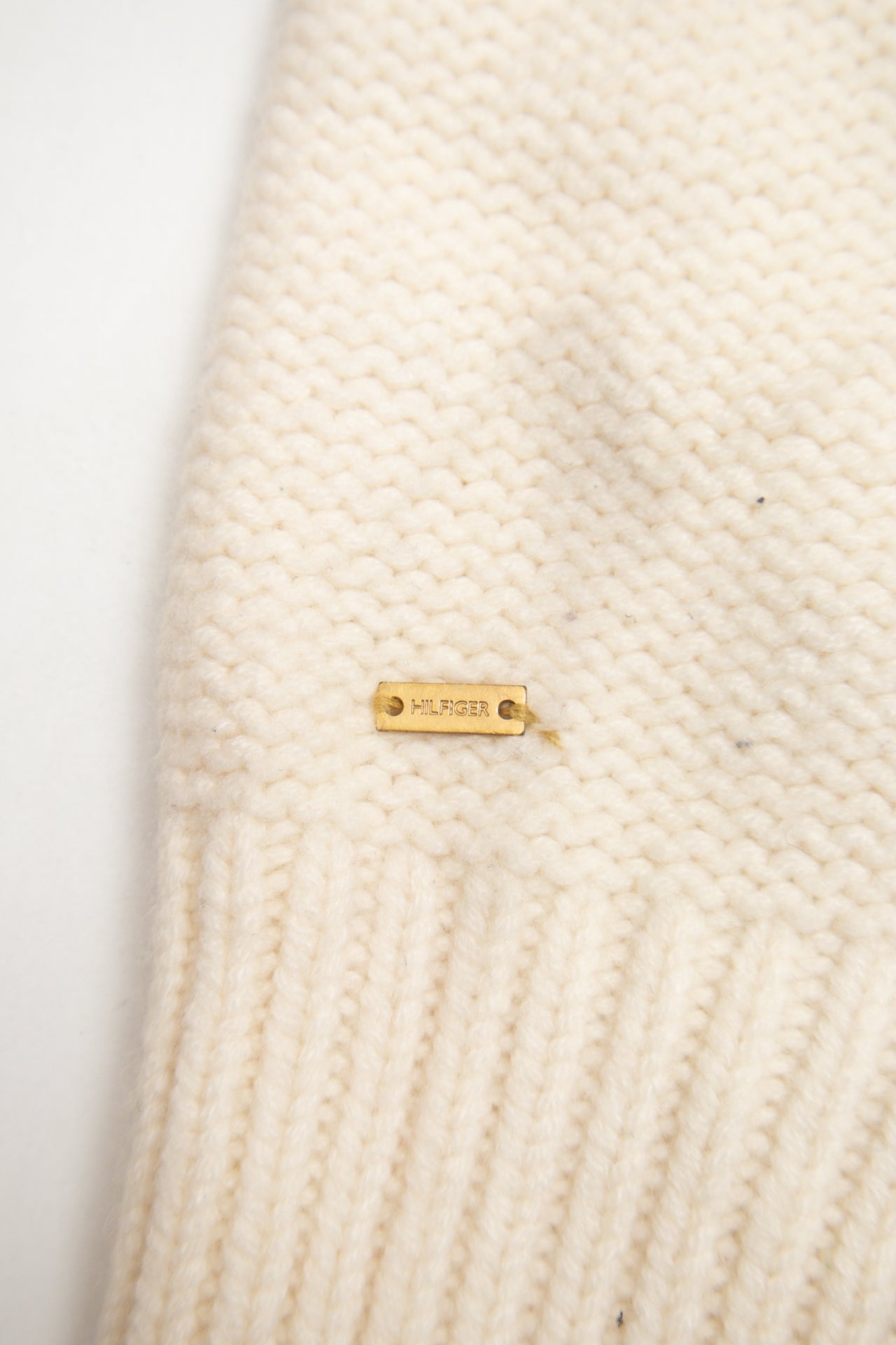 #119 Tommy Hilfiger cream jumper | c. 158 | size 8