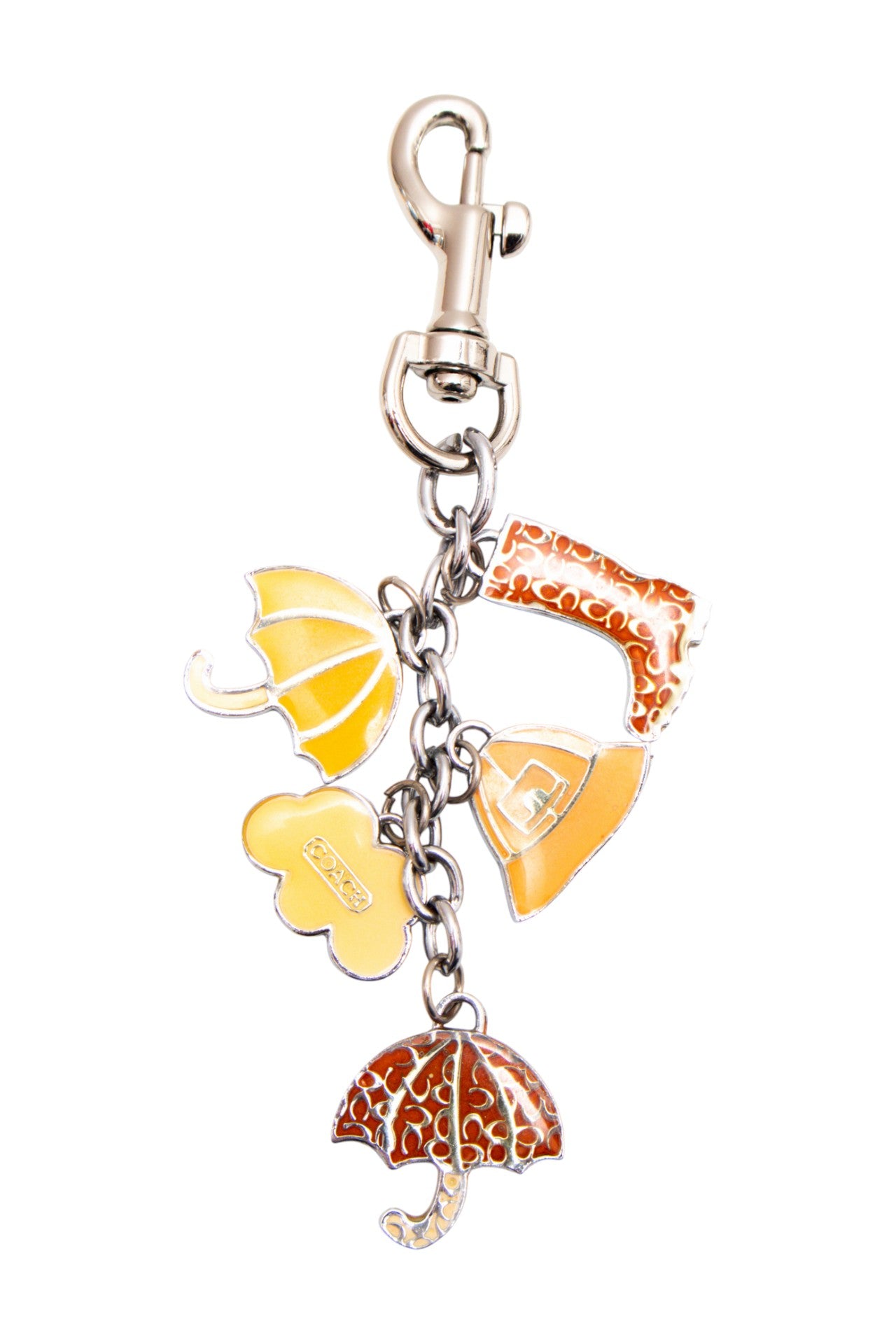 Coach bag charm rain Yellow/Orange | c. 166