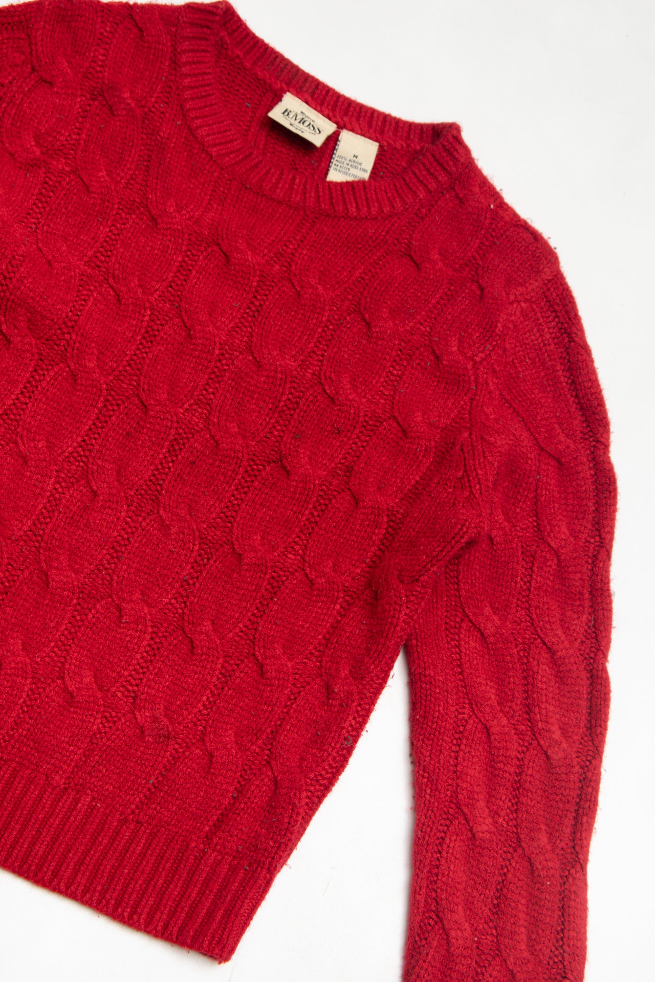 #121 B.Moss red jumper | c. 158 | size 10