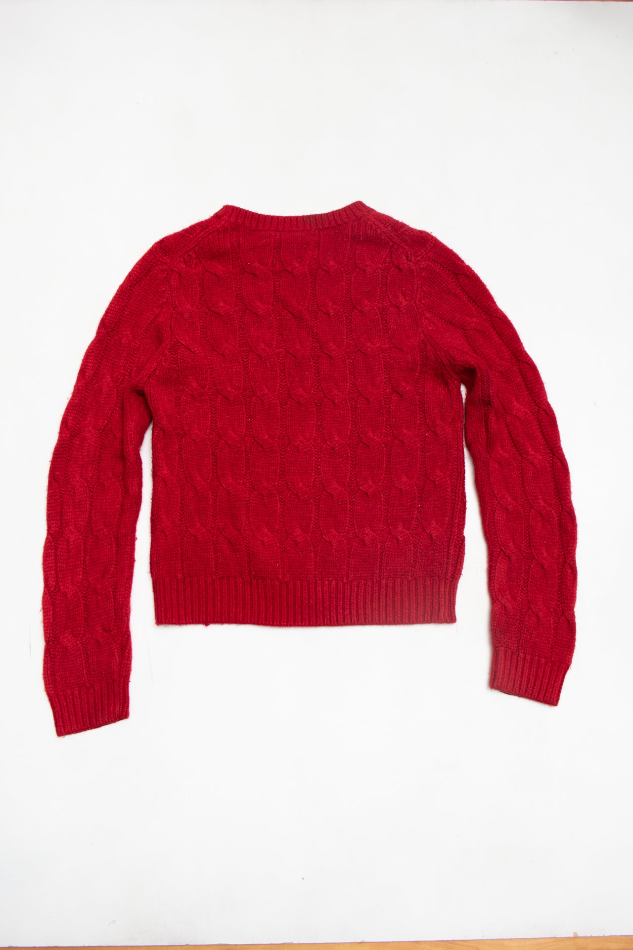 #121 B.Moss red jumper | c. 158 | size 10