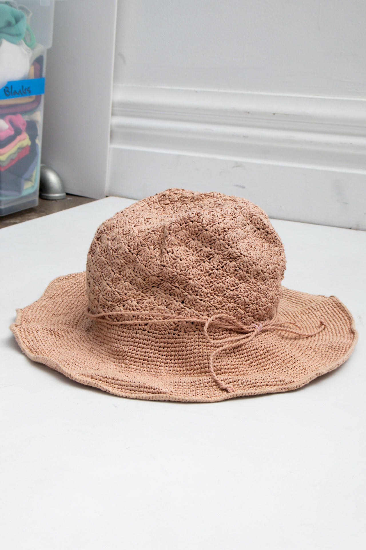 #41 Dark Pink Crochet Bucket Hat | Dainty