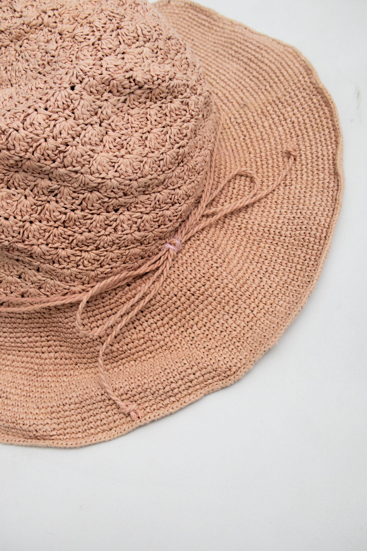 #41 Dark Pink Crochet Bucket Hat | Dainty