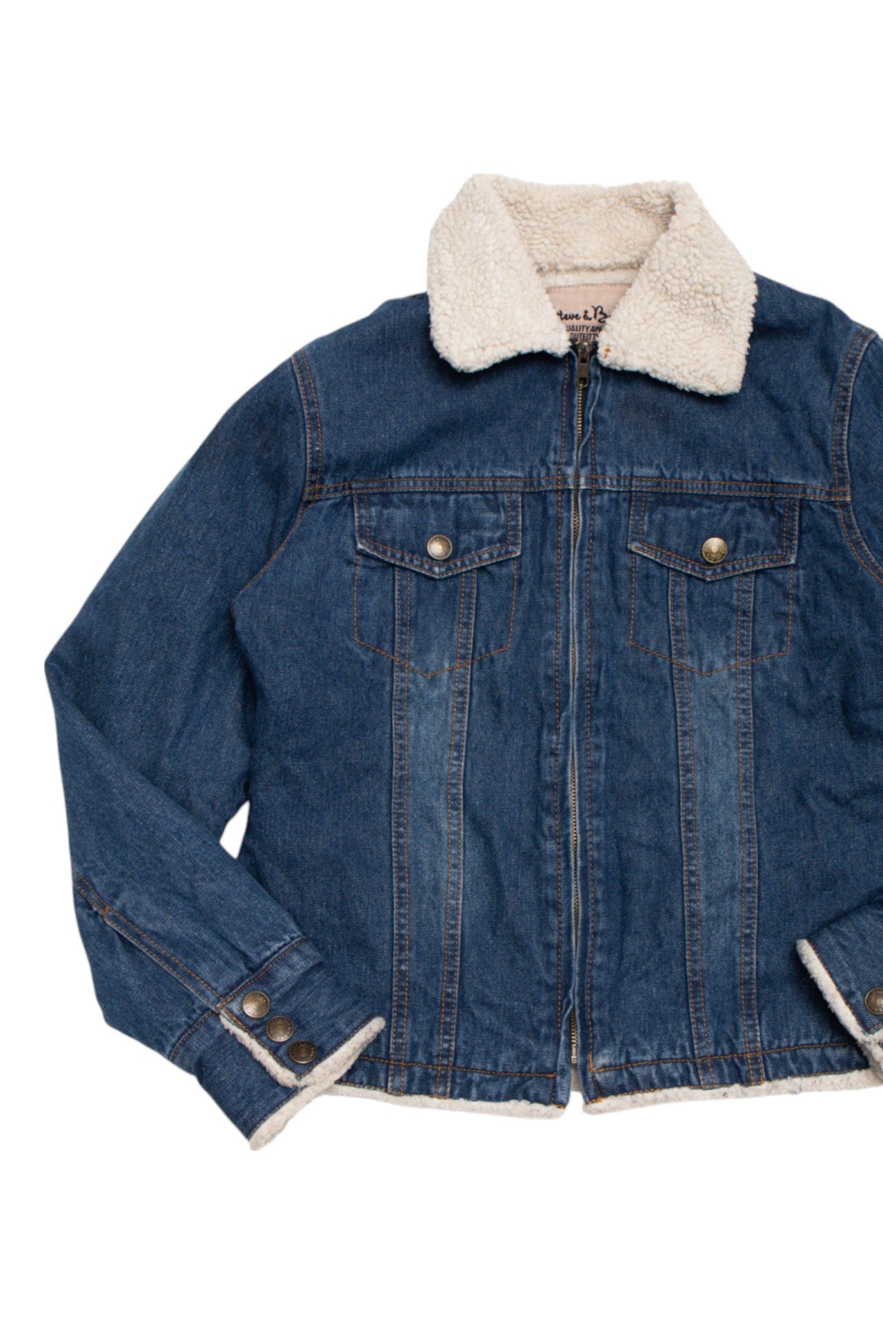 #139 Steve Barry's lined denim jacket | c. 158 | size 10