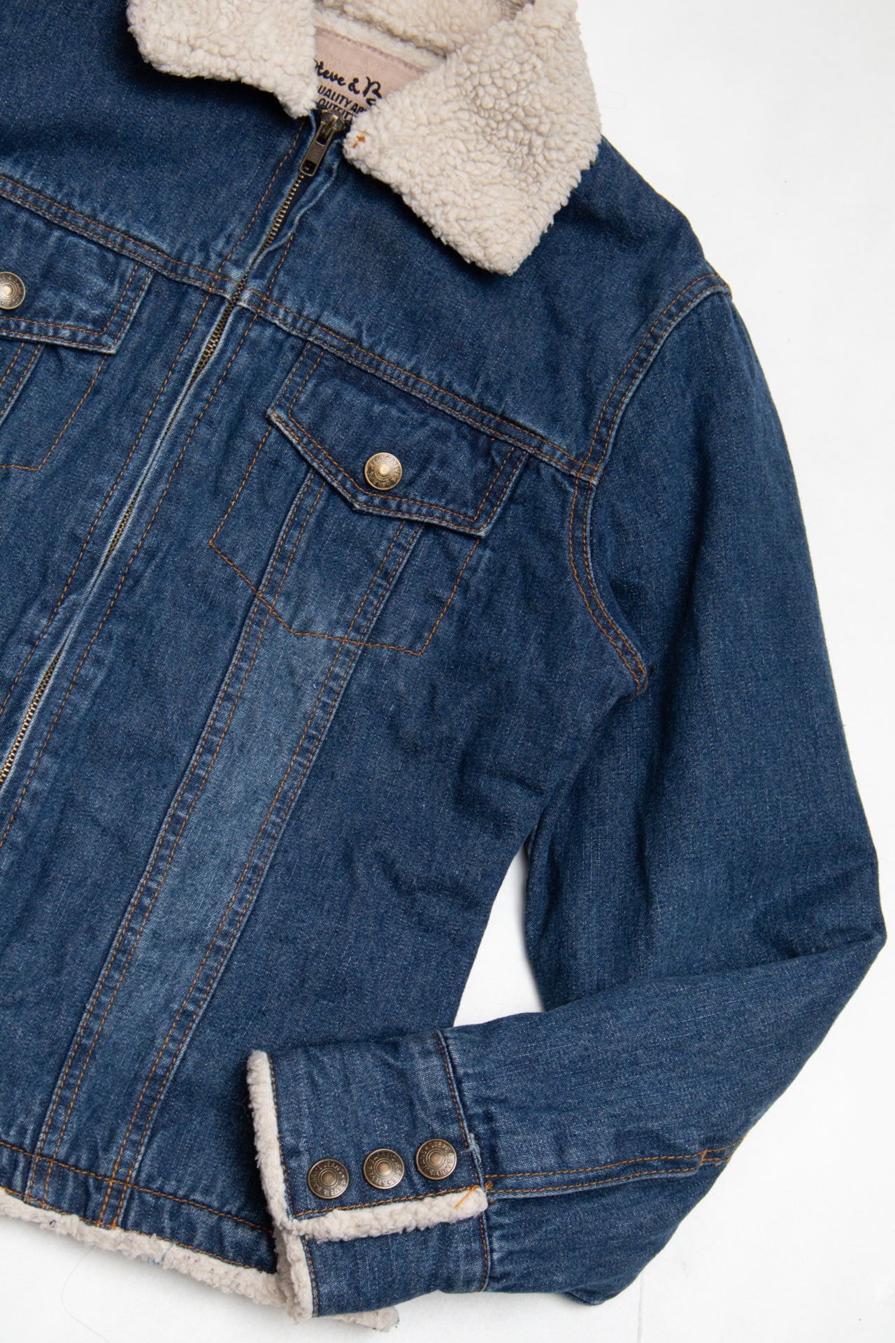 #139 Steve Barry's lined denim jacket | c. 158 | size 10