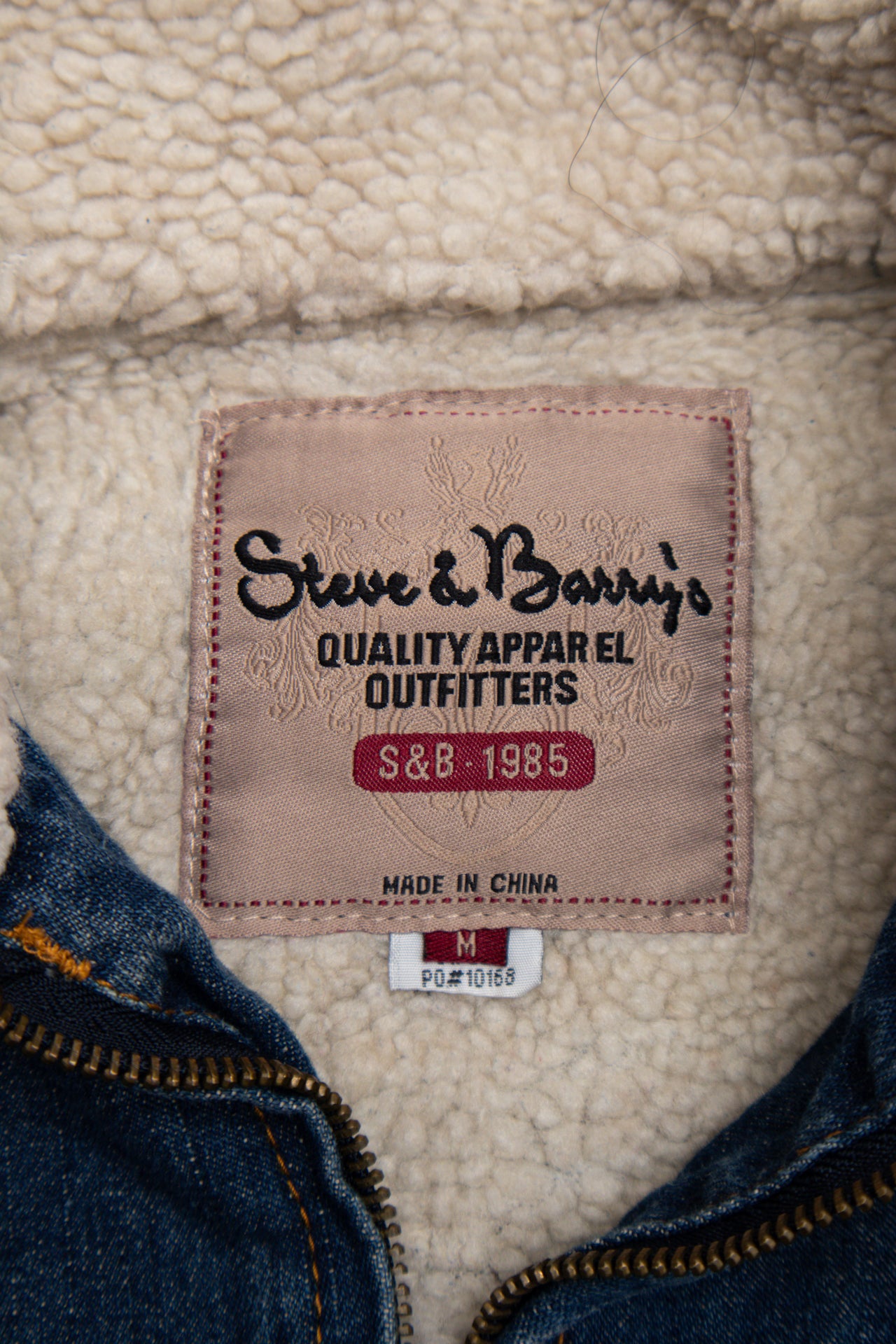 #139 Steve Barry's lined denim jacket | c. 158 | size 10