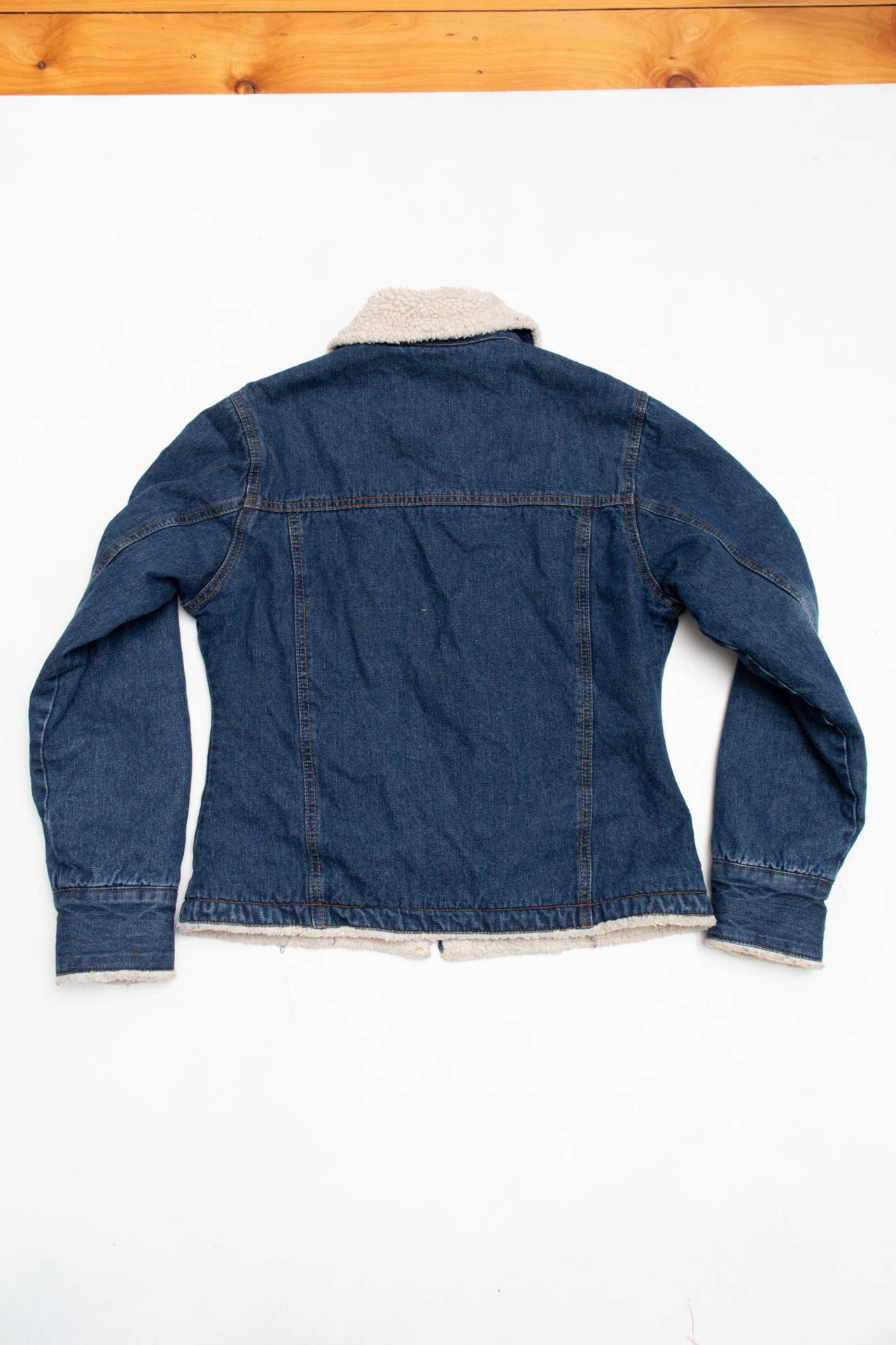 #139 Steve Barry's lined denim jacket | c. 158 | size 10