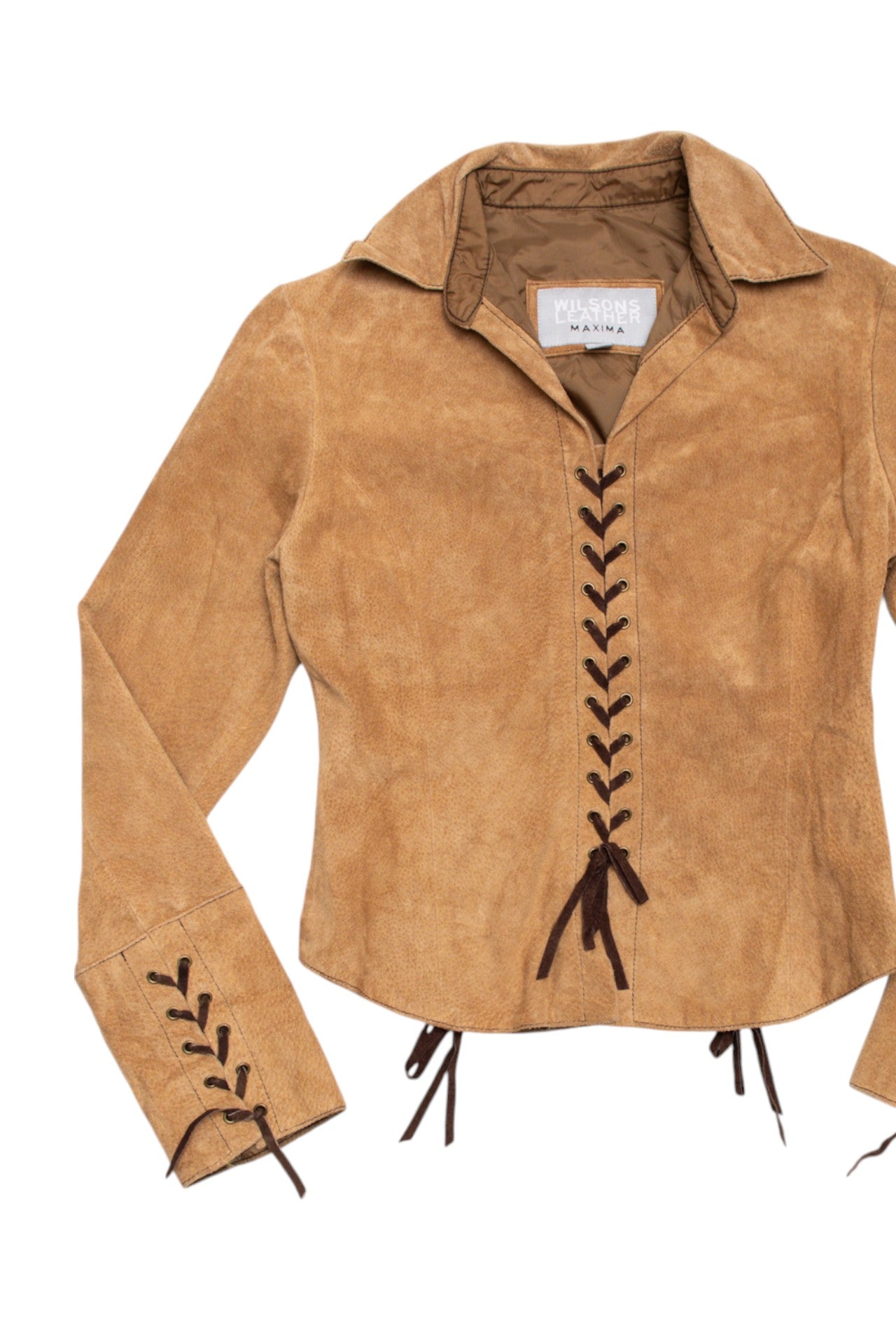 #147 Wilsons authentic suede leather jacket | c. 158 | size 6