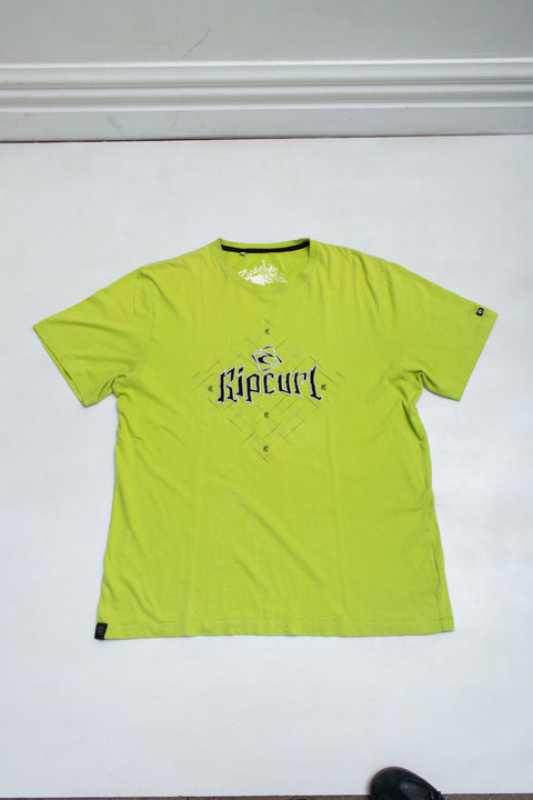 #08 Ripcurl Green Tee | Skater Girl | Size 12/14
